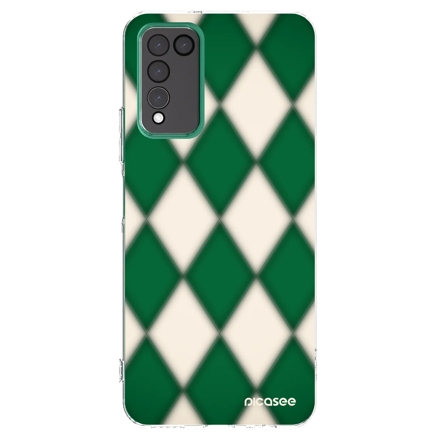 Picasee Honor 10X Lite Hülle - Transparentes Silikon - Emerald Diamond