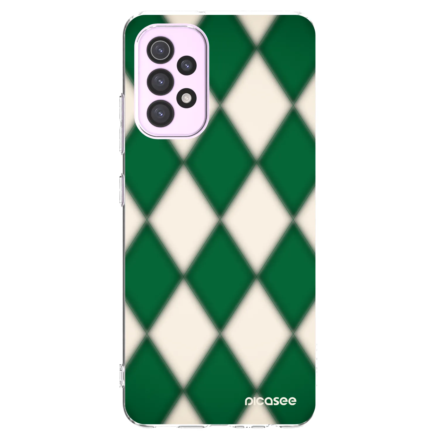 Picasee Samsung Galaxy A32 5G A326B Hülle - Transparentes Silikon - Emerald Diamond
