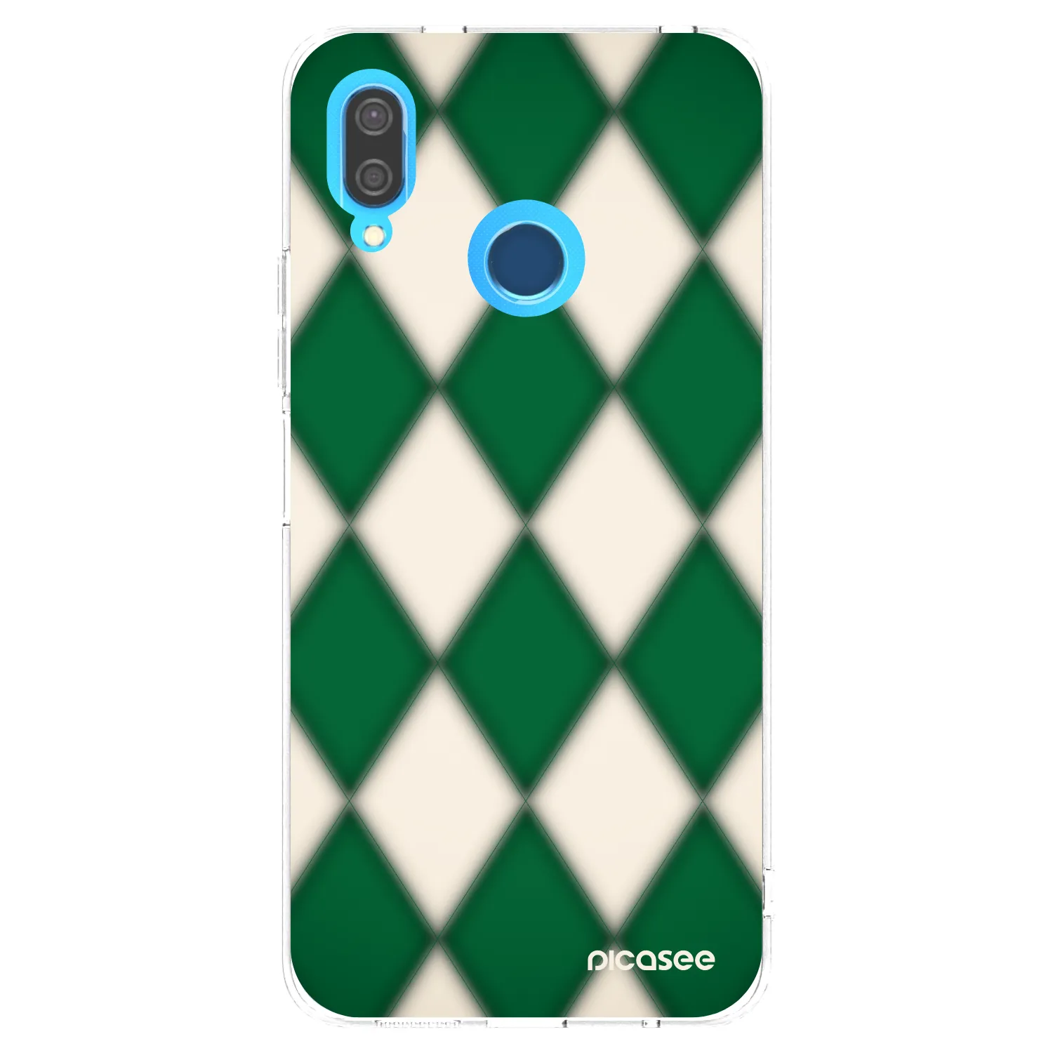 Picasee Huawei P20 Lite Hülle - Transparentes Silikon - Emerald Diamond