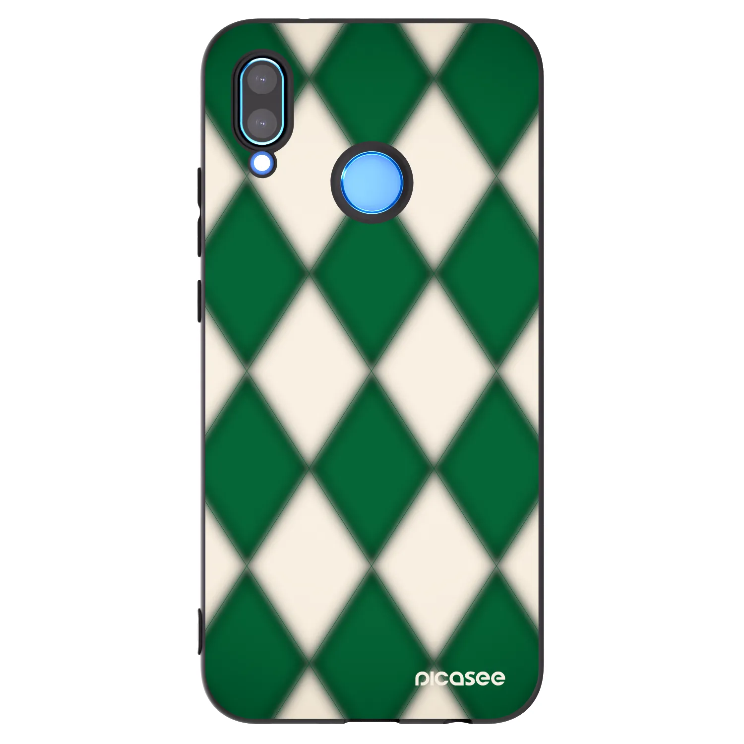 Picasee Huawei P20 Lite Hülle - Schwarzes Silikon - Emerald Diamond
