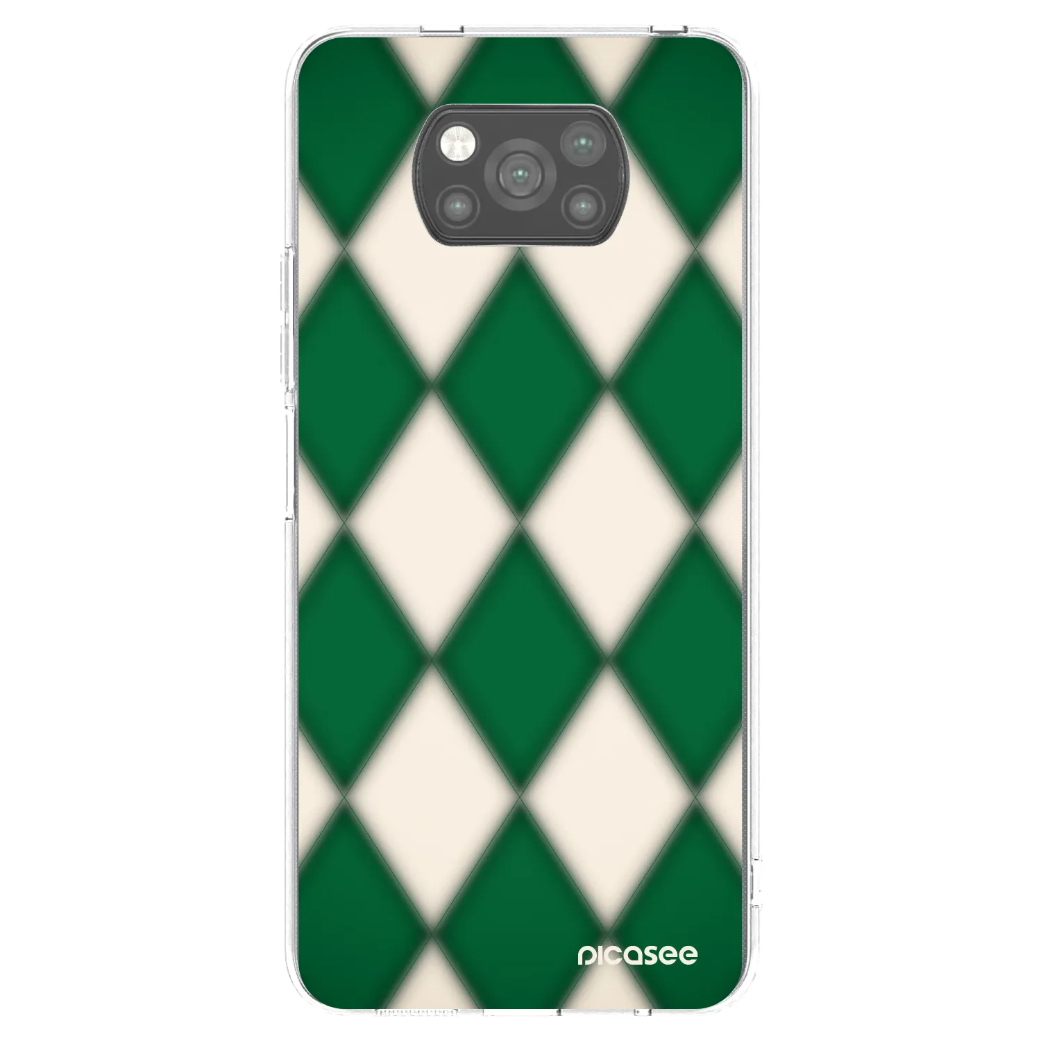 Picasee Xiaomi Poco X3 Pro Hülle - Schwarzes Silikon - Emerald Diamond