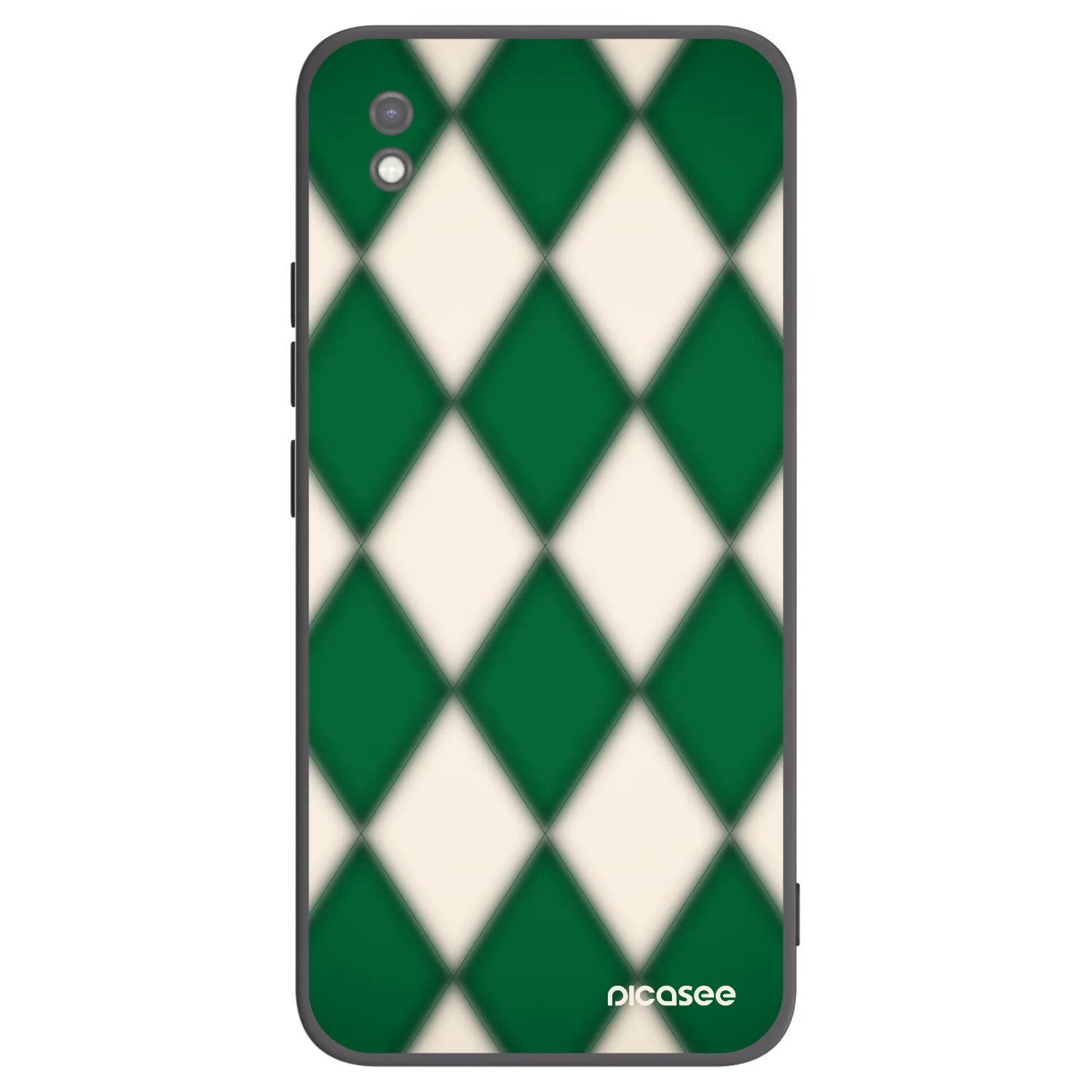 Picasee Xiaomi Redmi 9AT Hülle - Schwarzes Silikon - Emerald Diamond