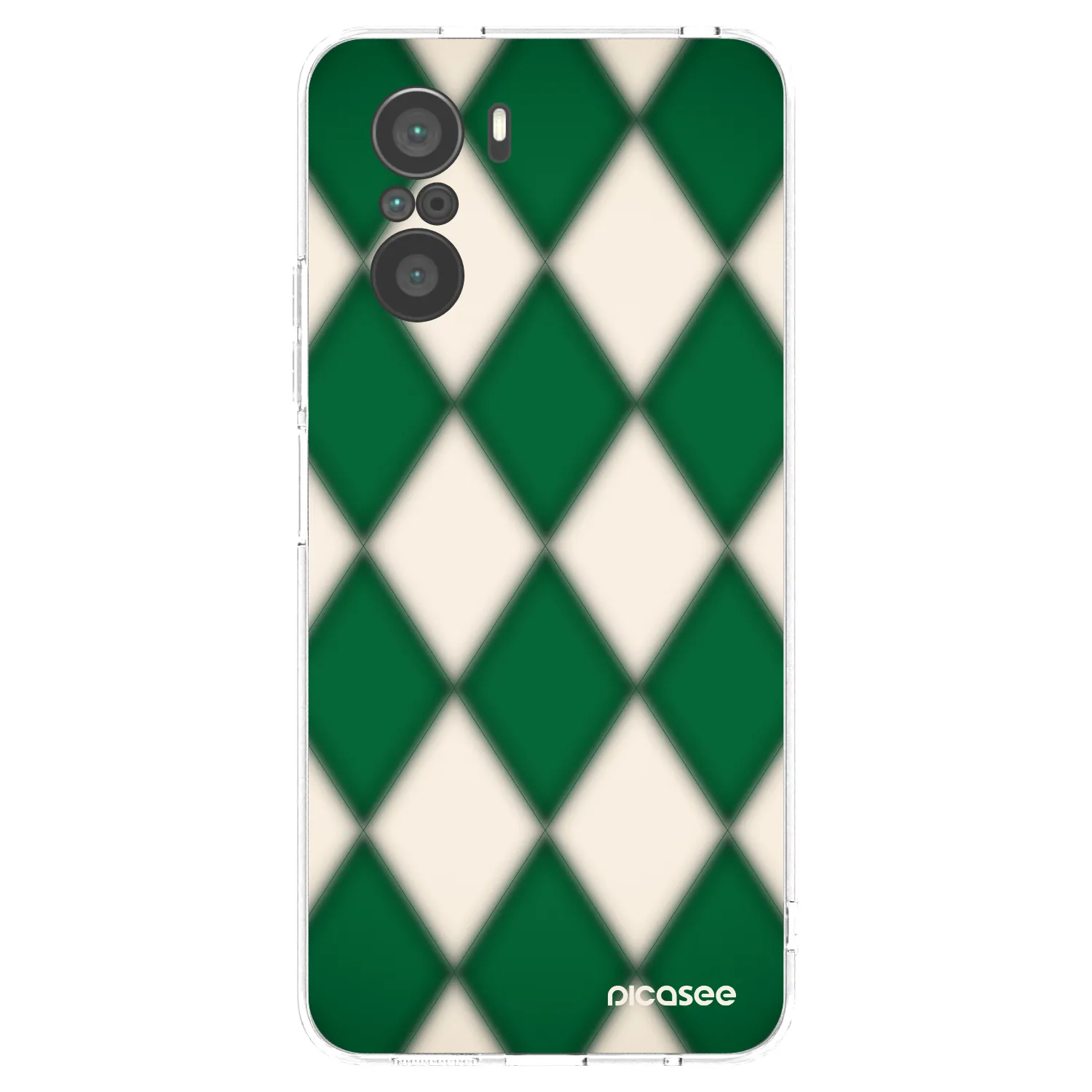 Picasee Xiaomi Poco F3 Hülle - Transparentes Silikon - Emerald Diamond