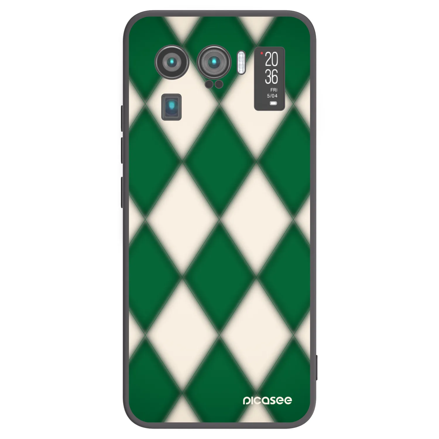 Picasee Xiaomi Mi 11 Ultra Hülle - Schwarzes Silikon - Emerald Diamond