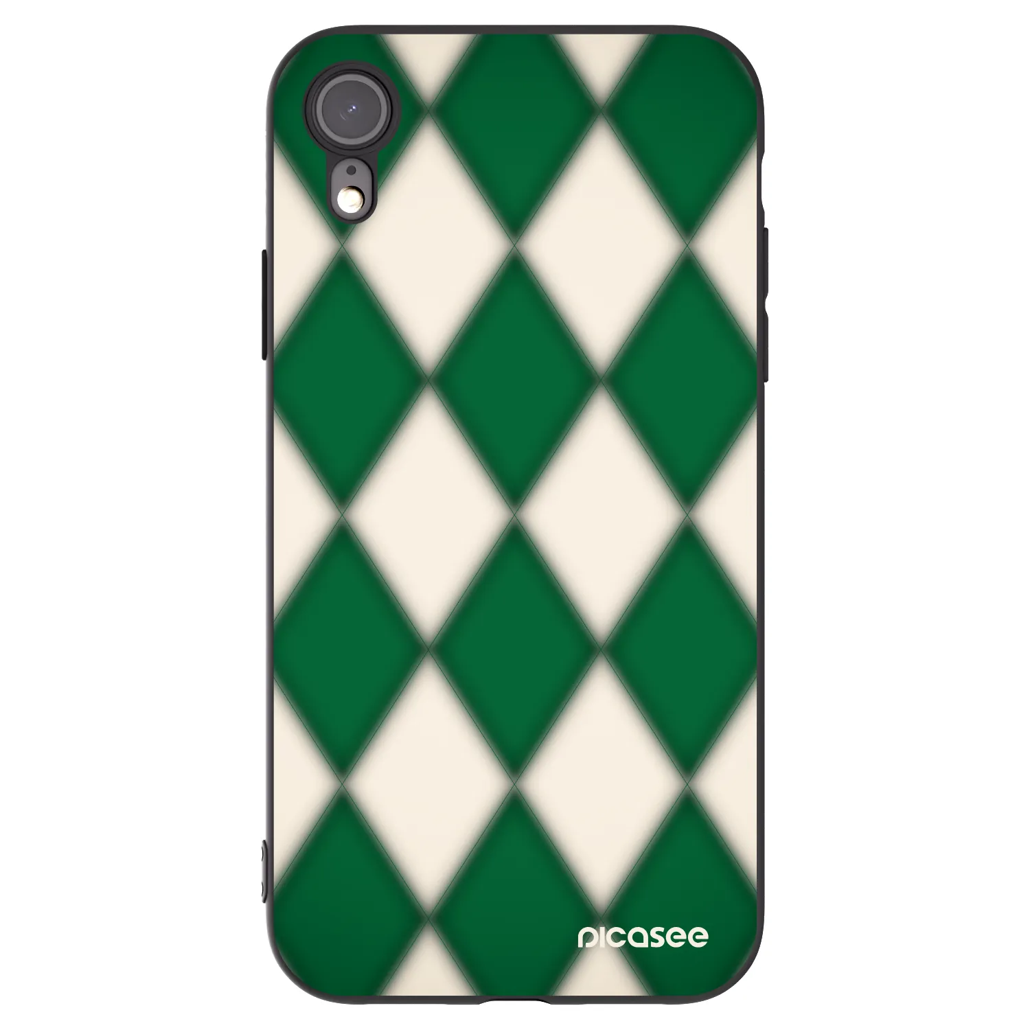 Picasee Apple iPhone 6 Plus/6S Plus Hülle - Schwarzes Silikon - Emerald Diamond