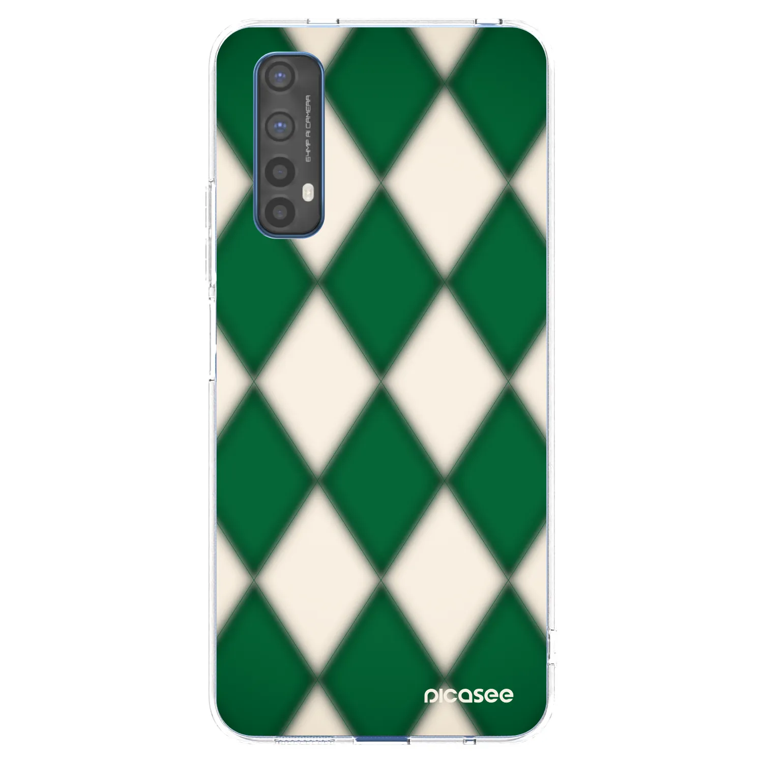 Picasee Realme 7 Hülle - Transparentes Silikon - Emerald Diamond