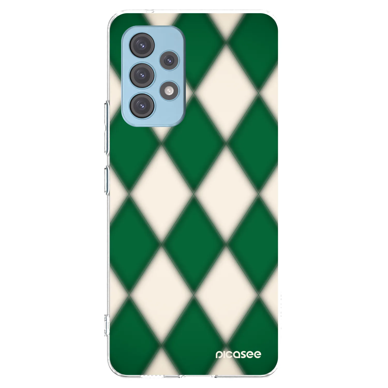 Picasee Samsung Galaxy A53 5G A536 Hülle - Transparentes Silikon - Emerald Diamond