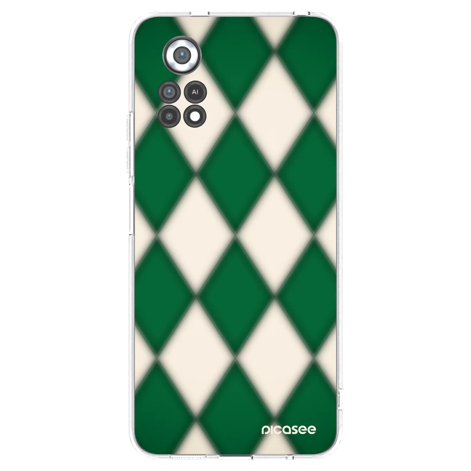 Picasee Xiaomi Poco X4 Pro 5G Hülle - Transparentes Silikon - Emerald Diamond