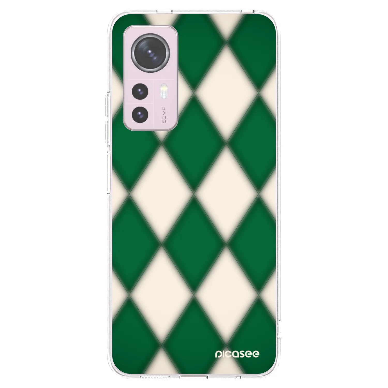 Picasee Xiaomi 12 Hülle - Transparentes Silikon - Emerald Diamond