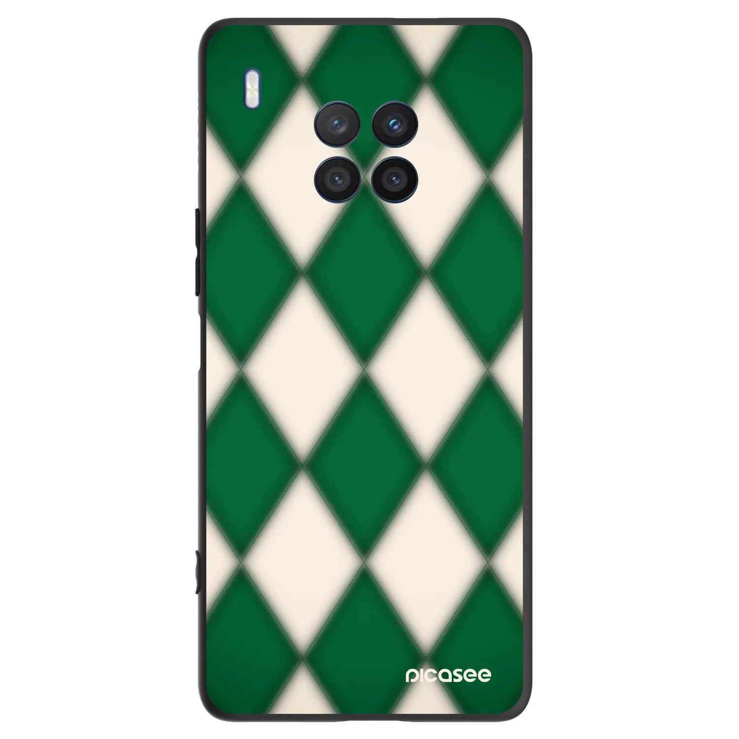 Picasee Honor 50 Lite Hülle - Schwarzes Silikon - Emerald Diamond