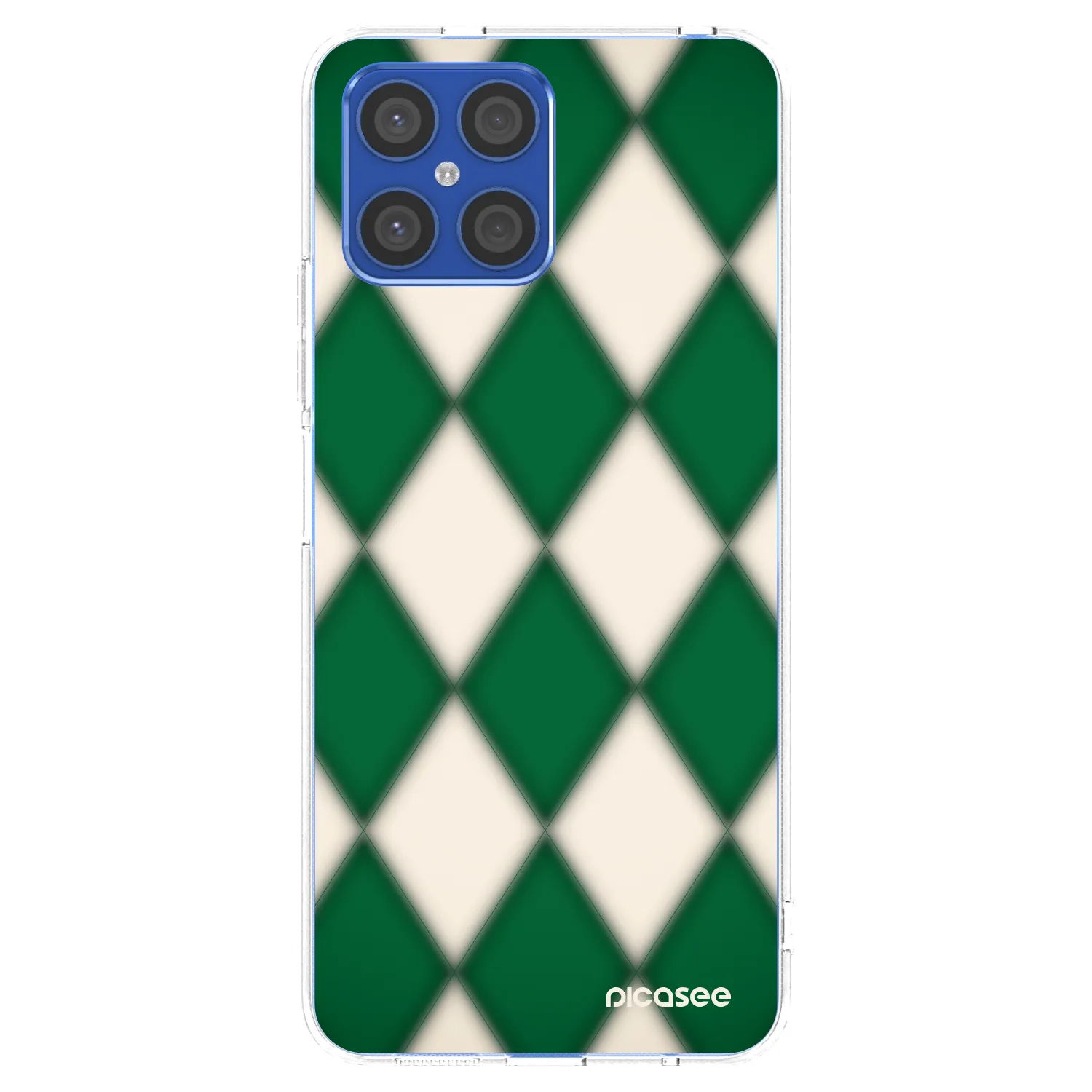 Picasee Honor X8 4G Hülle - Transparentes Silikon - Emerald Diamond