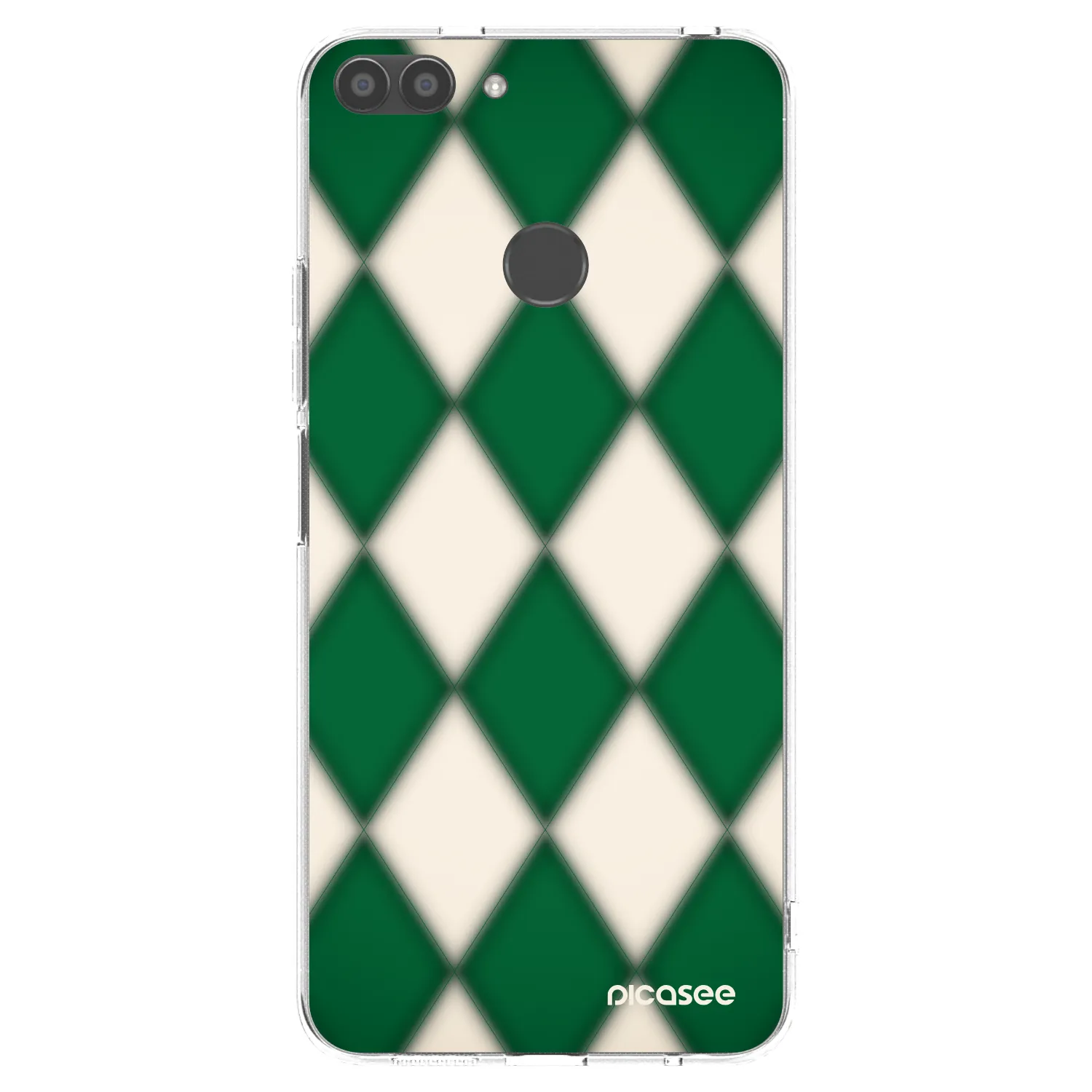 Picasee Huawei P Smart Hülle - Transparentes Silikon - Emerald Diamond