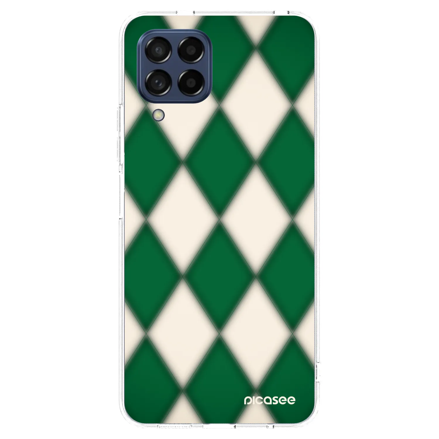 Picasee Samsung Galaxy M53 5G Hülle - Transparentes Silikon - Emerald Diamond