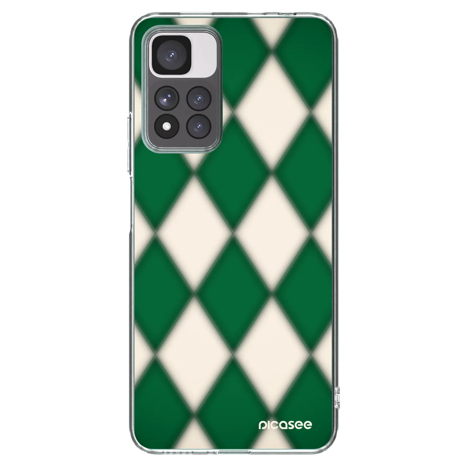 Picasee Xiaomi Redmi Note 11 Pro+ 5G Hülle - Transparentes Silikon - Emerald Diamond