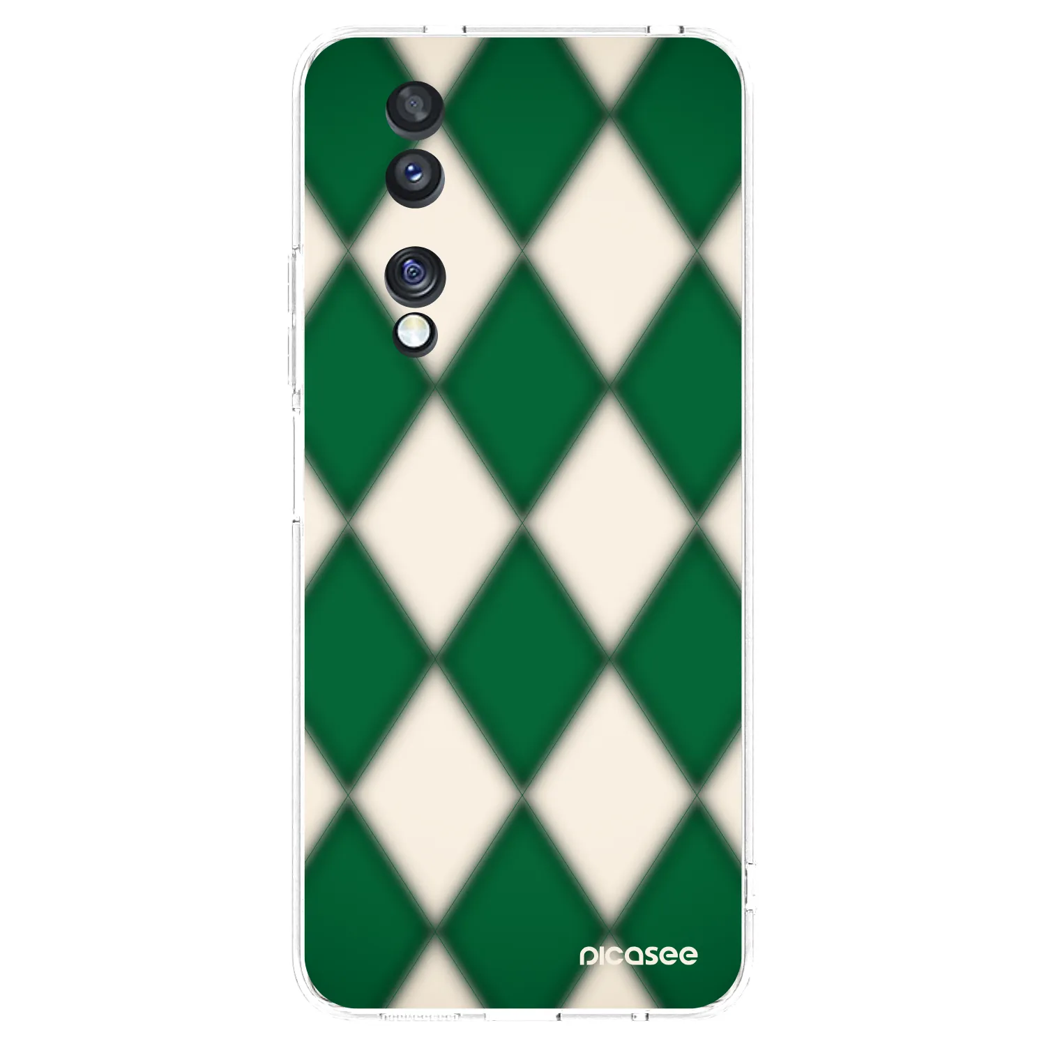Picasee Honor 70 Hülle - Transparentes Silikon - Emerald Diamond