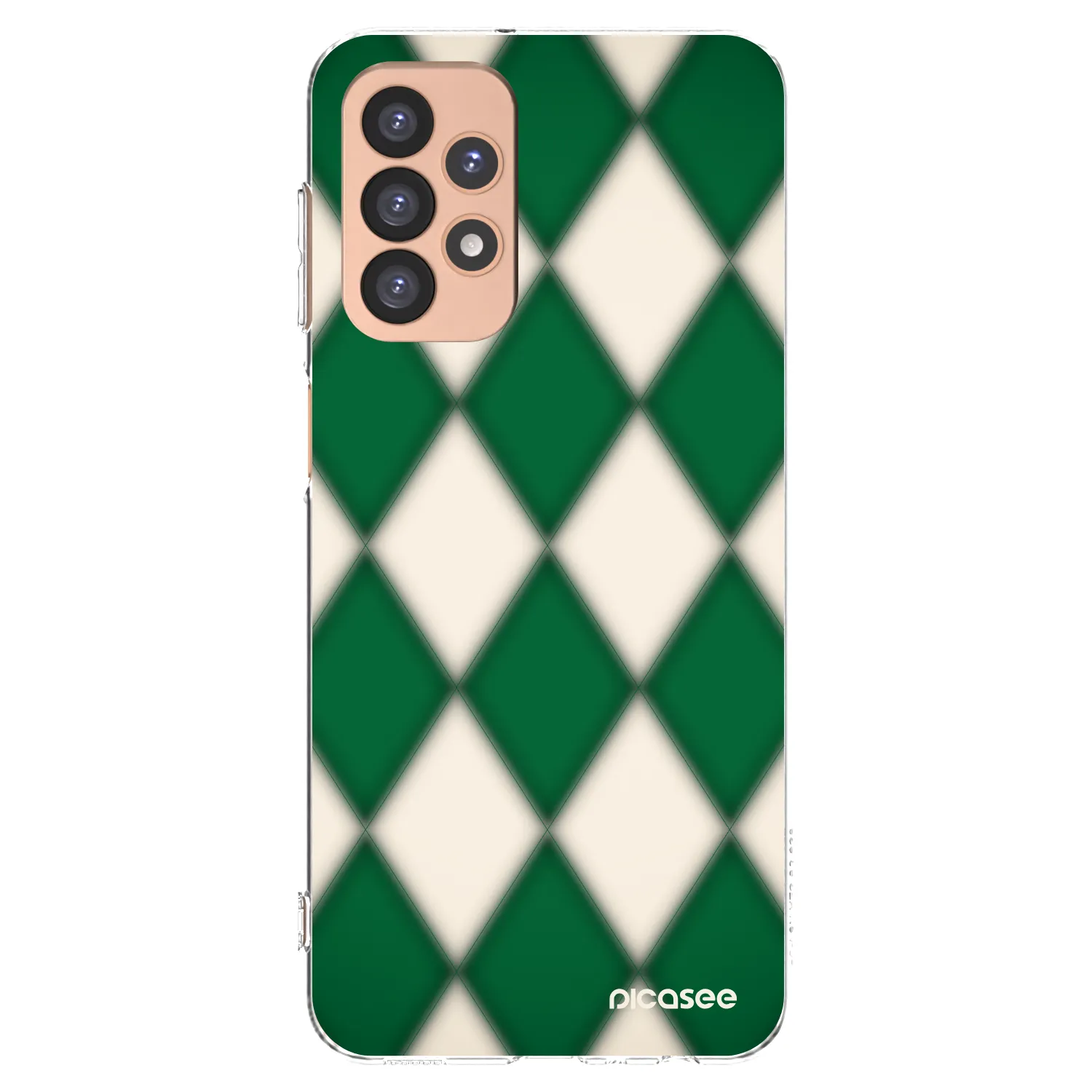 Picasee Samsung Galaxy A23 A236B 5G Hülle - Transparentes Silikon - Emerald Diamond