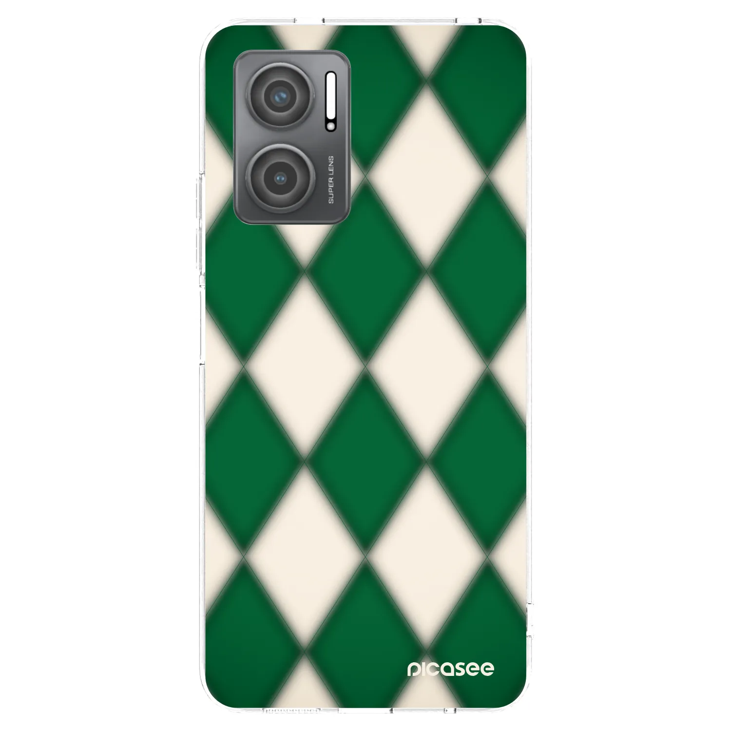 Picasee Xiaomi Redmi 10 5G Hülle - Transparentes Silikon - Emerald Diamond