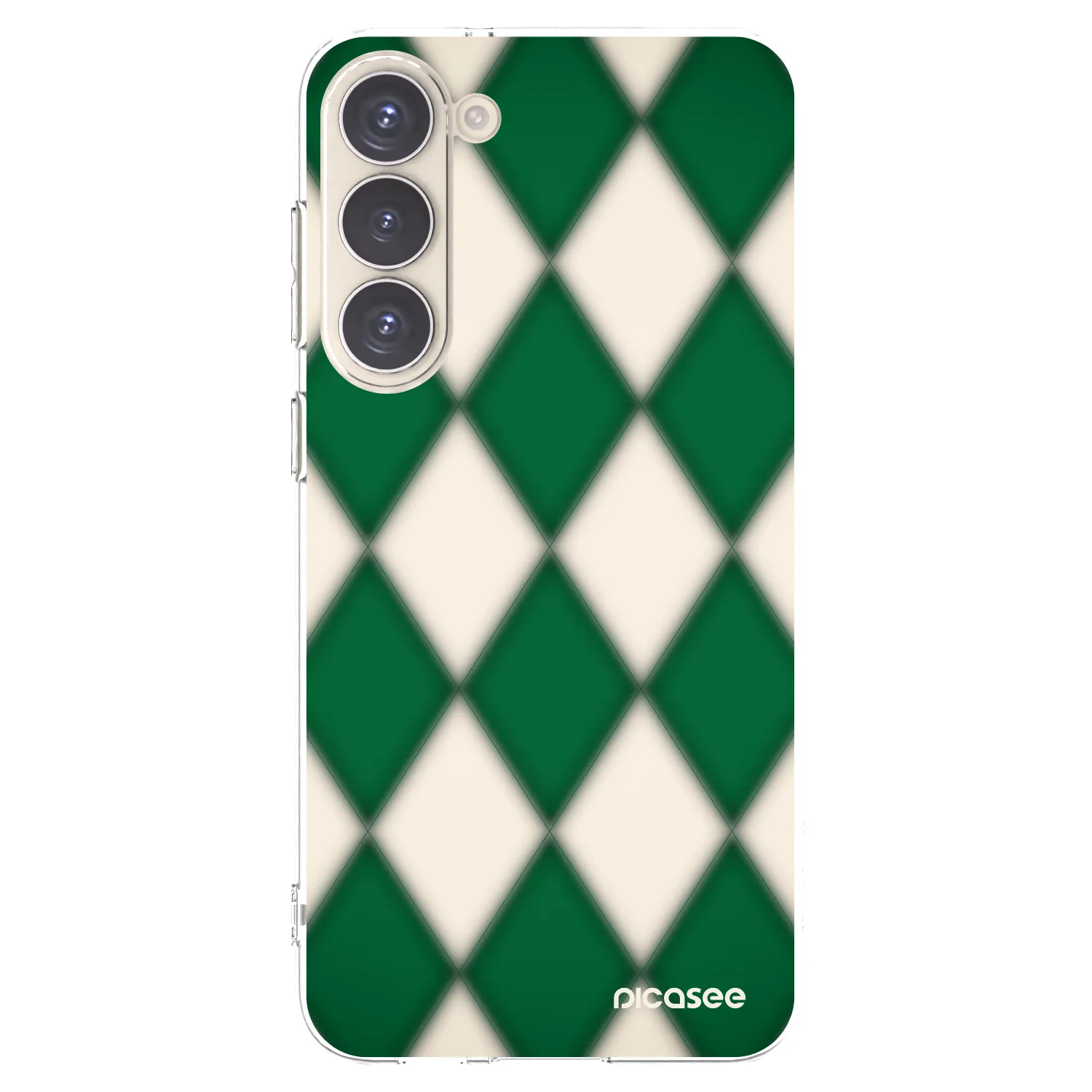 Picasee Samsung Galaxy S23+ 5G Hülle - Transparentes Silikon - Emerald Diamond