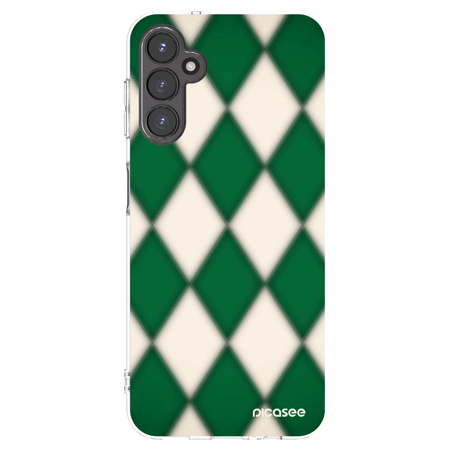 Picasee Samsung Galaxy A14 4G A145R Hülle - Transparentes Silikon - Emerald Diamond