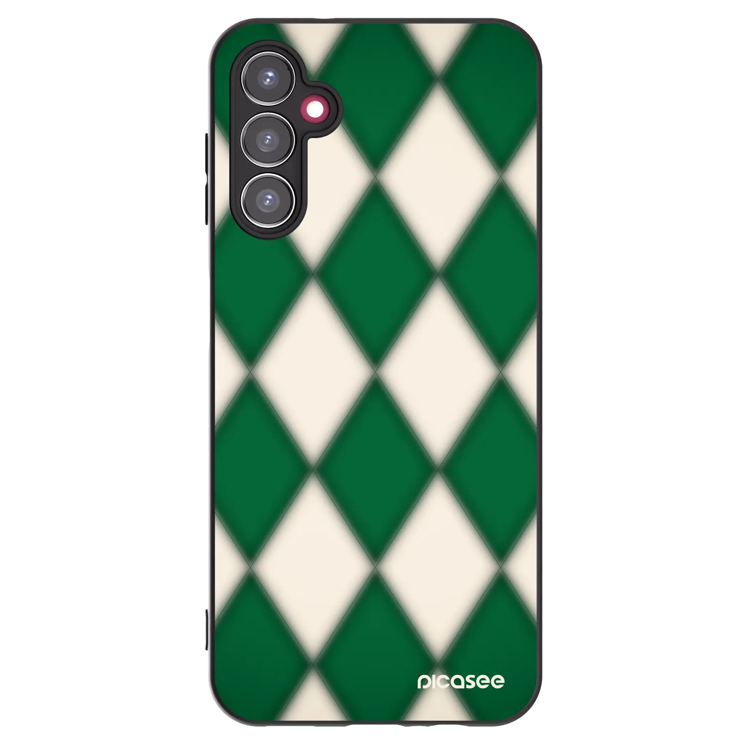 Picasee Samsung Galaxy A14 5G A146P Hülle - Schwarzes Silikon - Emerald Diamond