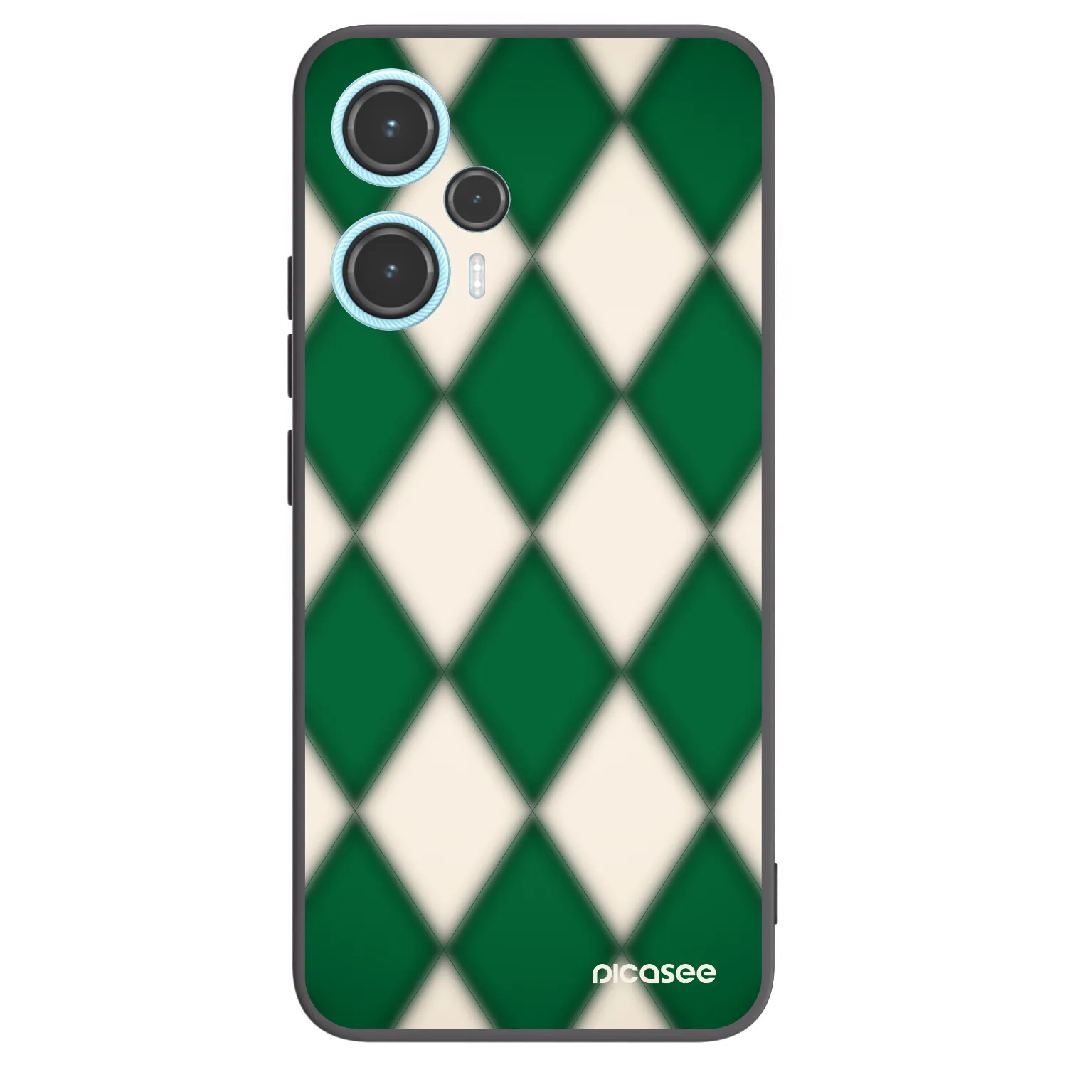 Picasee Xiaomi Poco F5 Hülle - Schwarzes Silikon - Emerald Diamond