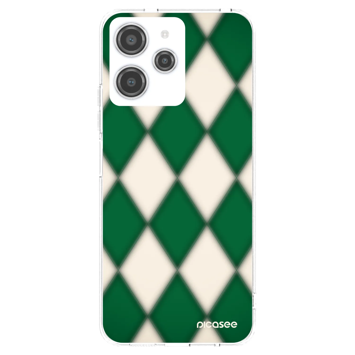 Picasee Xiaomi Redmi 12 4G Hülle - Transparentes Silikon - Emerald Diamond