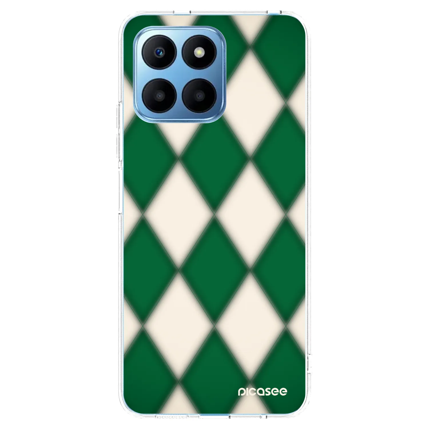 Picasee Honor 70 Lite Hülle - Transparentes Silikon - Emerald Diamond
