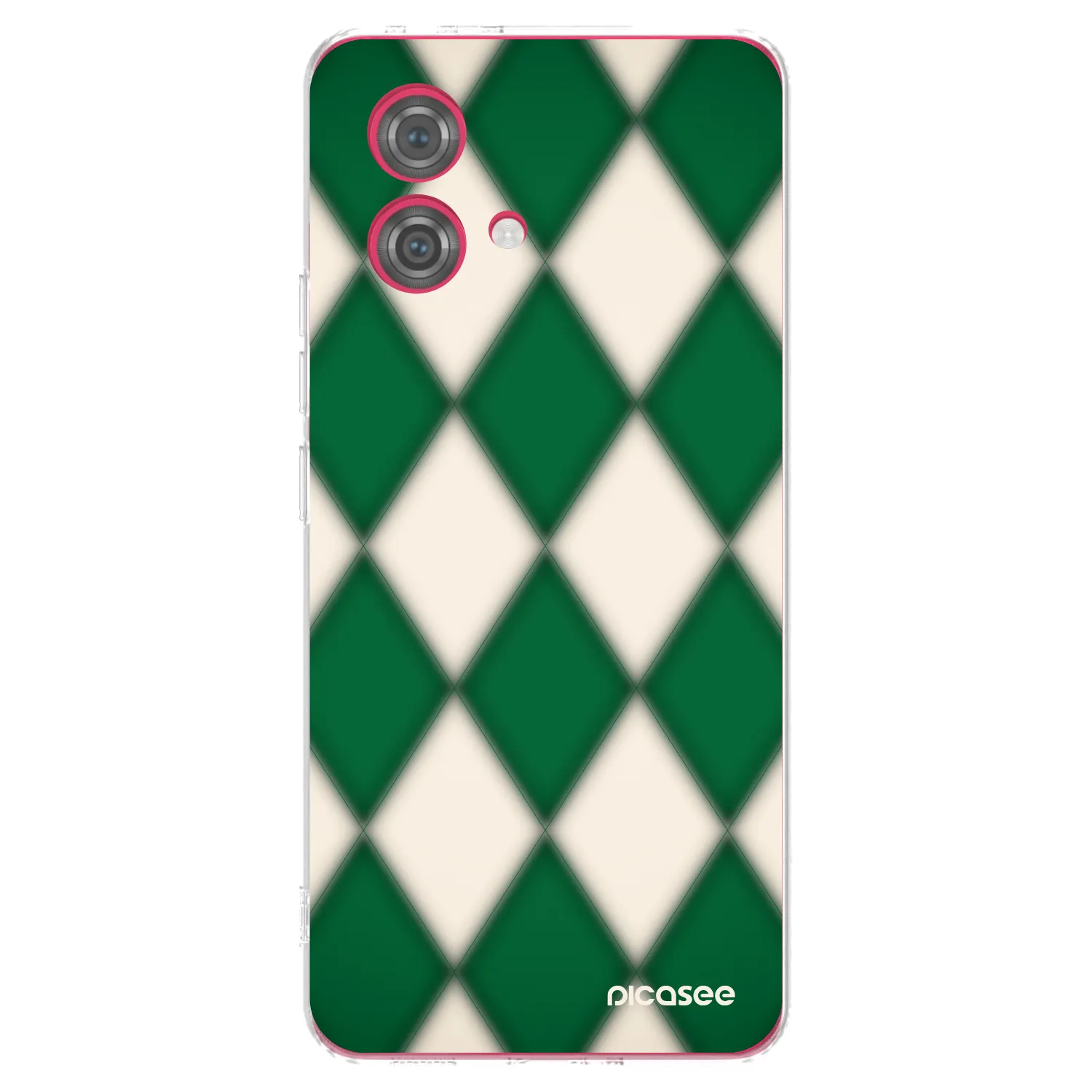Picasee Motorola Moto G84 5G Hülle - Transparentes Silikon - Emerald Diamond