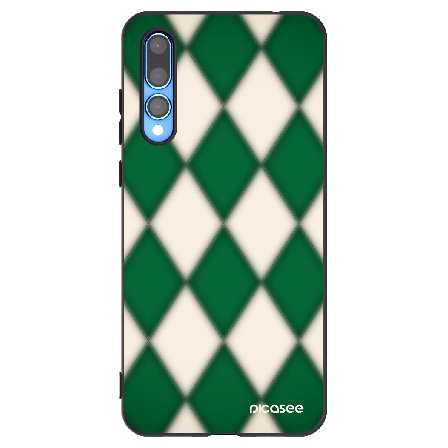 Picasee Huawei P20 Pro Hülle - Schwarzes Silikon - Emerald Diamond