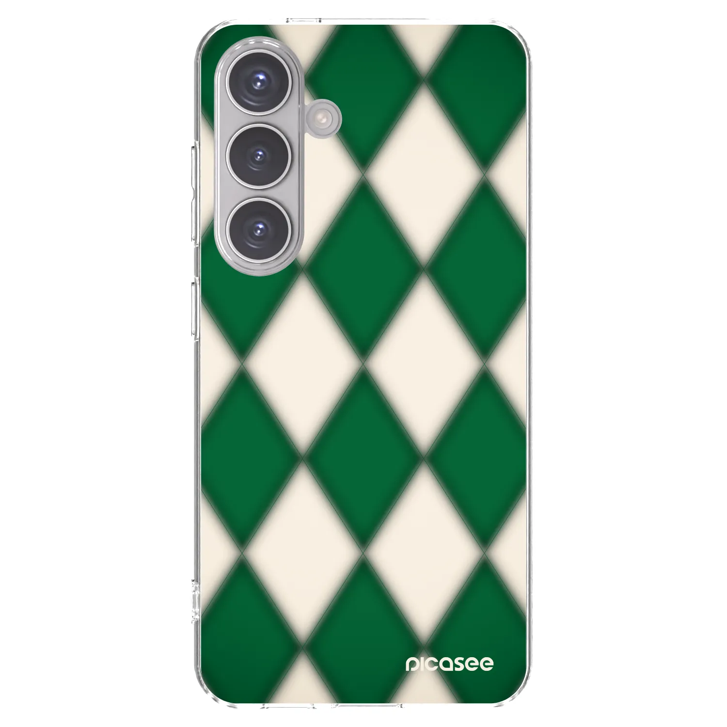 Picasee Samsung Galaxy S24 S921B 5G Hülle - Transparentes Silikon - Emerald Diamond