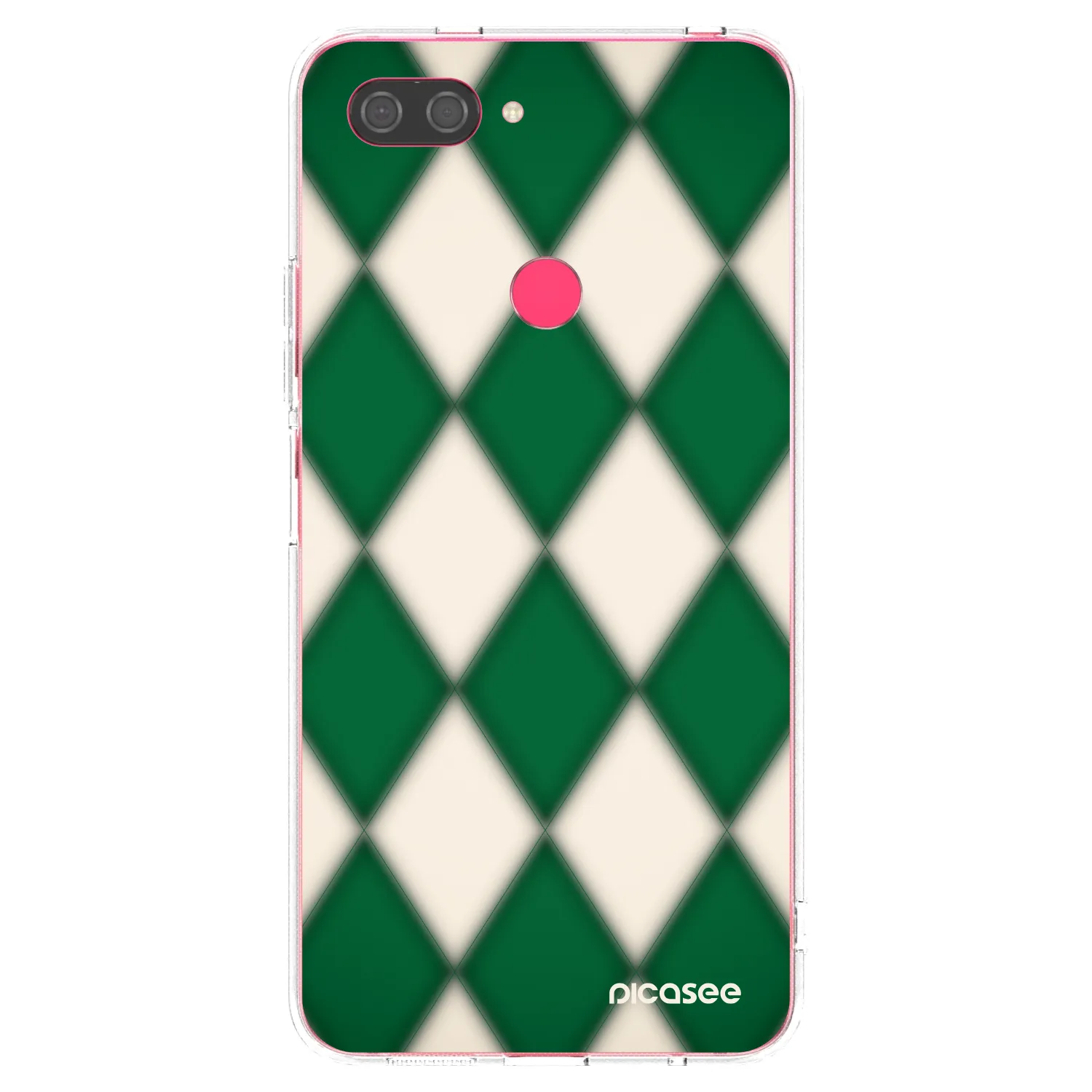 Picasee Xiaomi Mi 8 Lite Hülle - Transparentes Silikon - Emerald Diamond