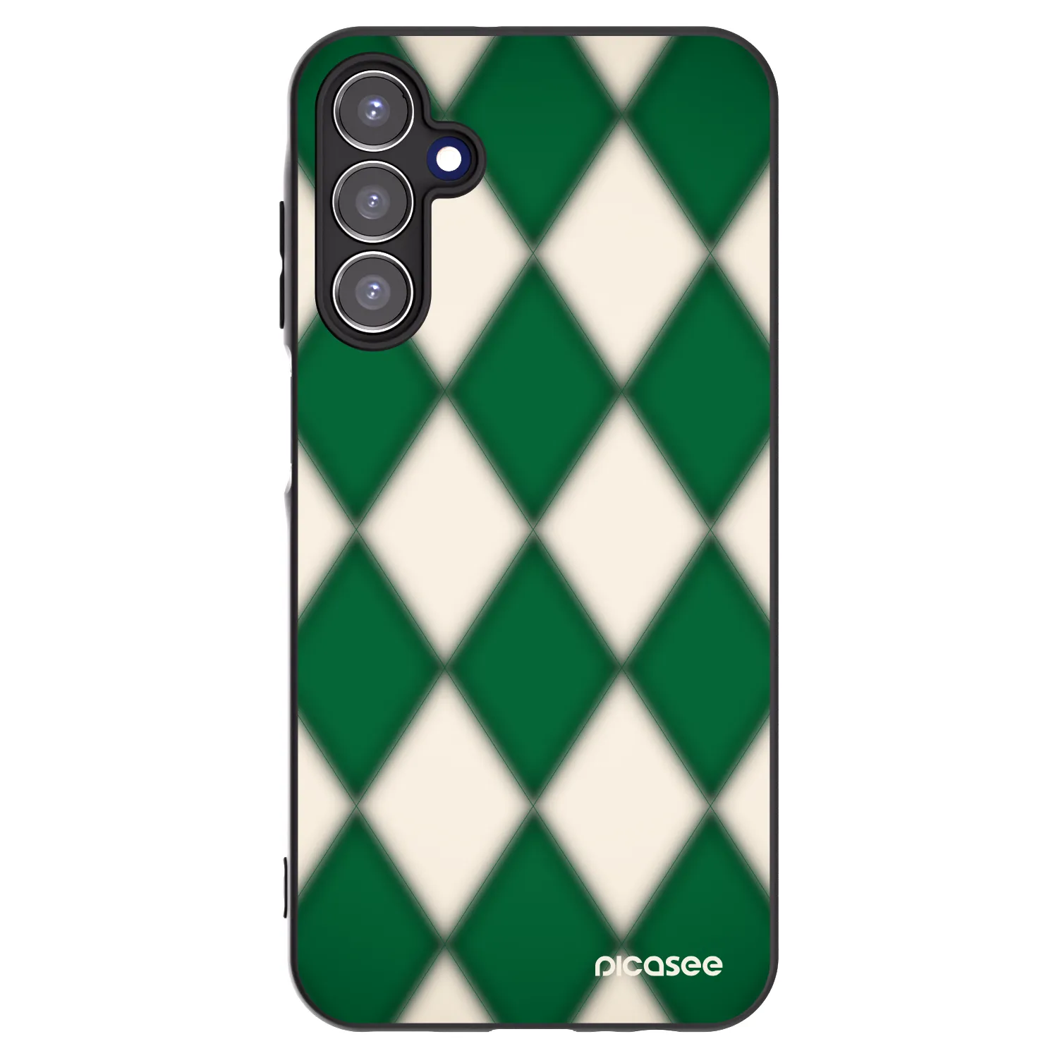 Picasee Samsung Galaxy A15 A156B 5G Hülle - Schwarzes Silikon - Emerald Diamond