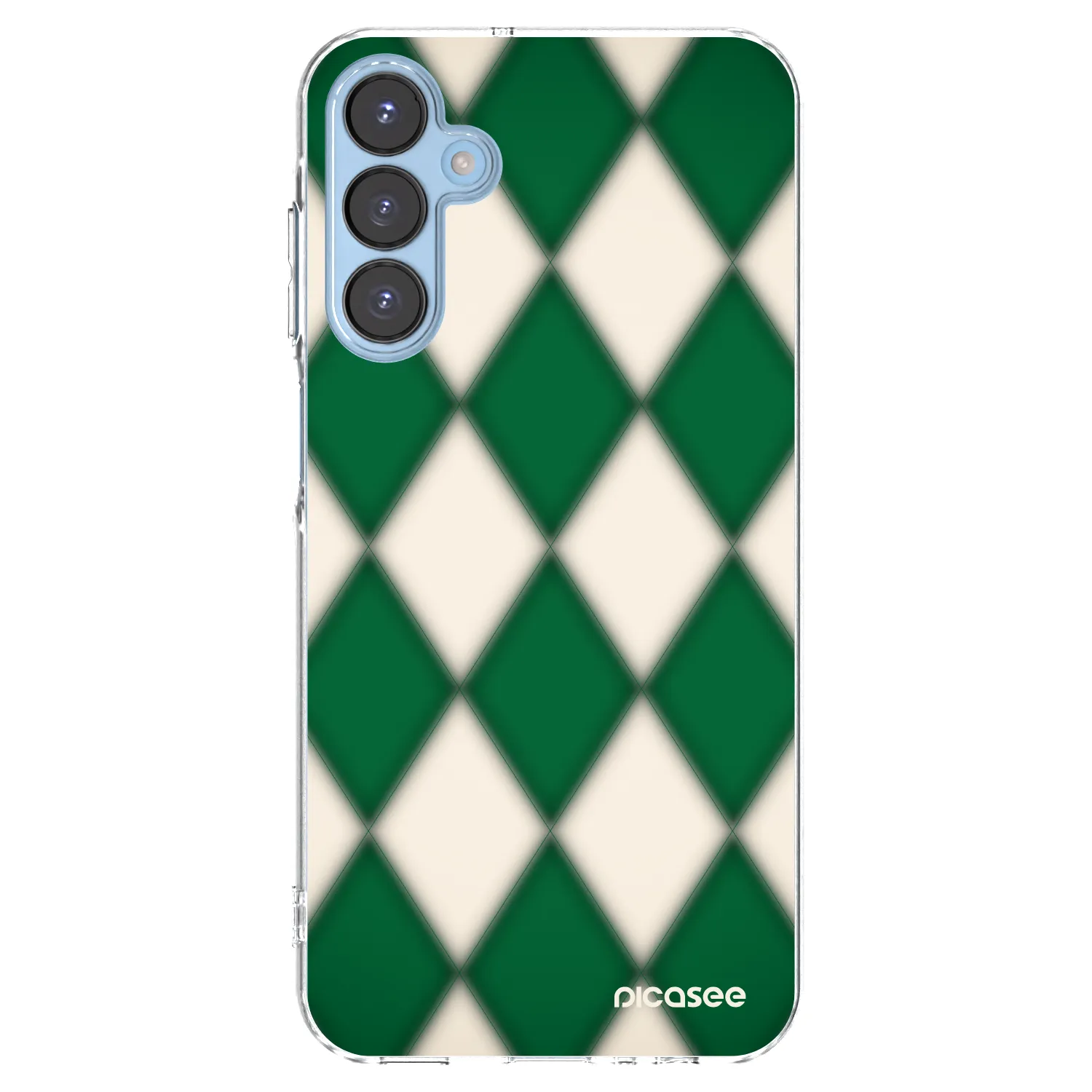 Picasee Samsung Galaxy A15 A156B 5G Hülle - Transparentes Silikon - Emerald Diamond