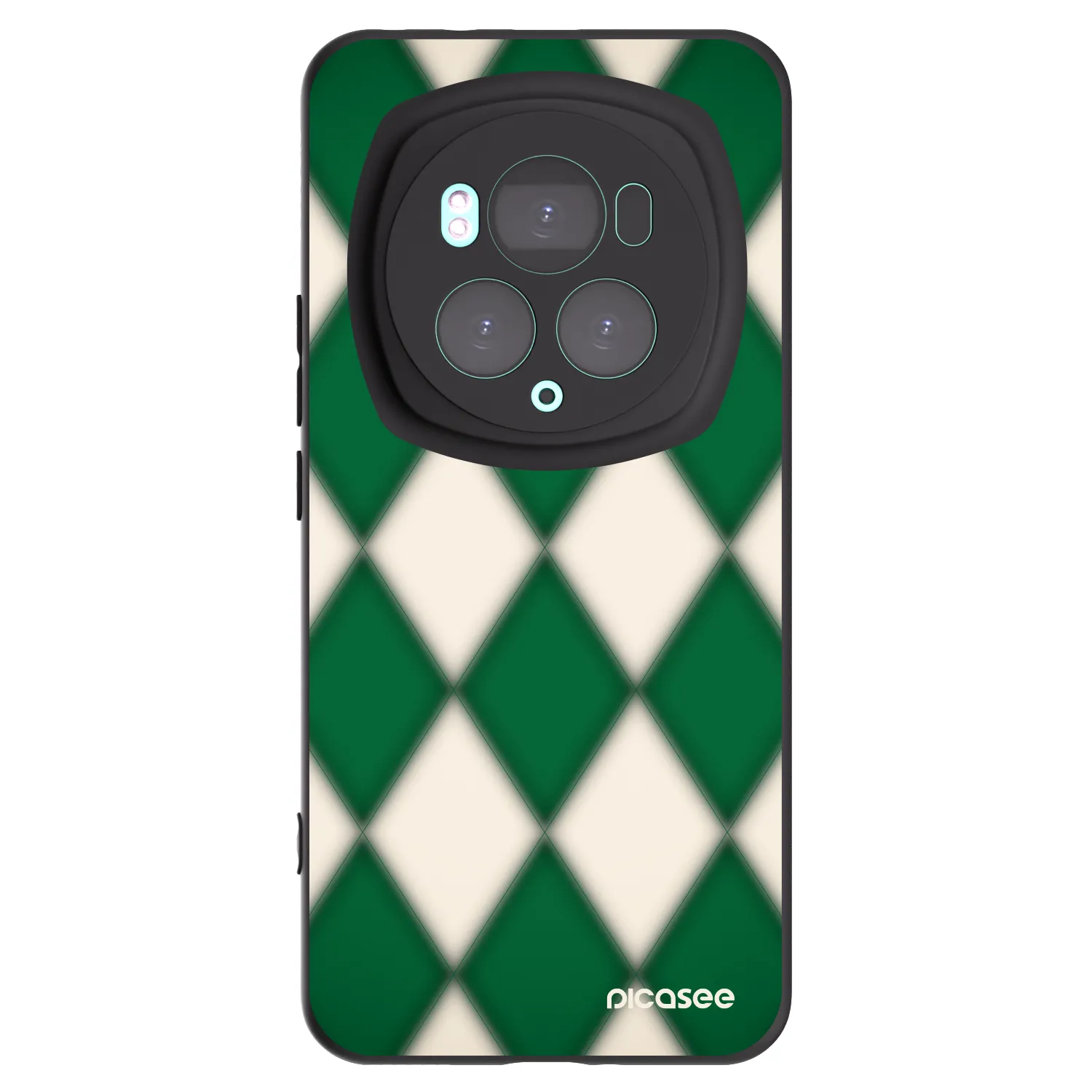 Picasee Honor Magic6 Pro Hülle - Schwarzes Silikon - Emerald Diamond