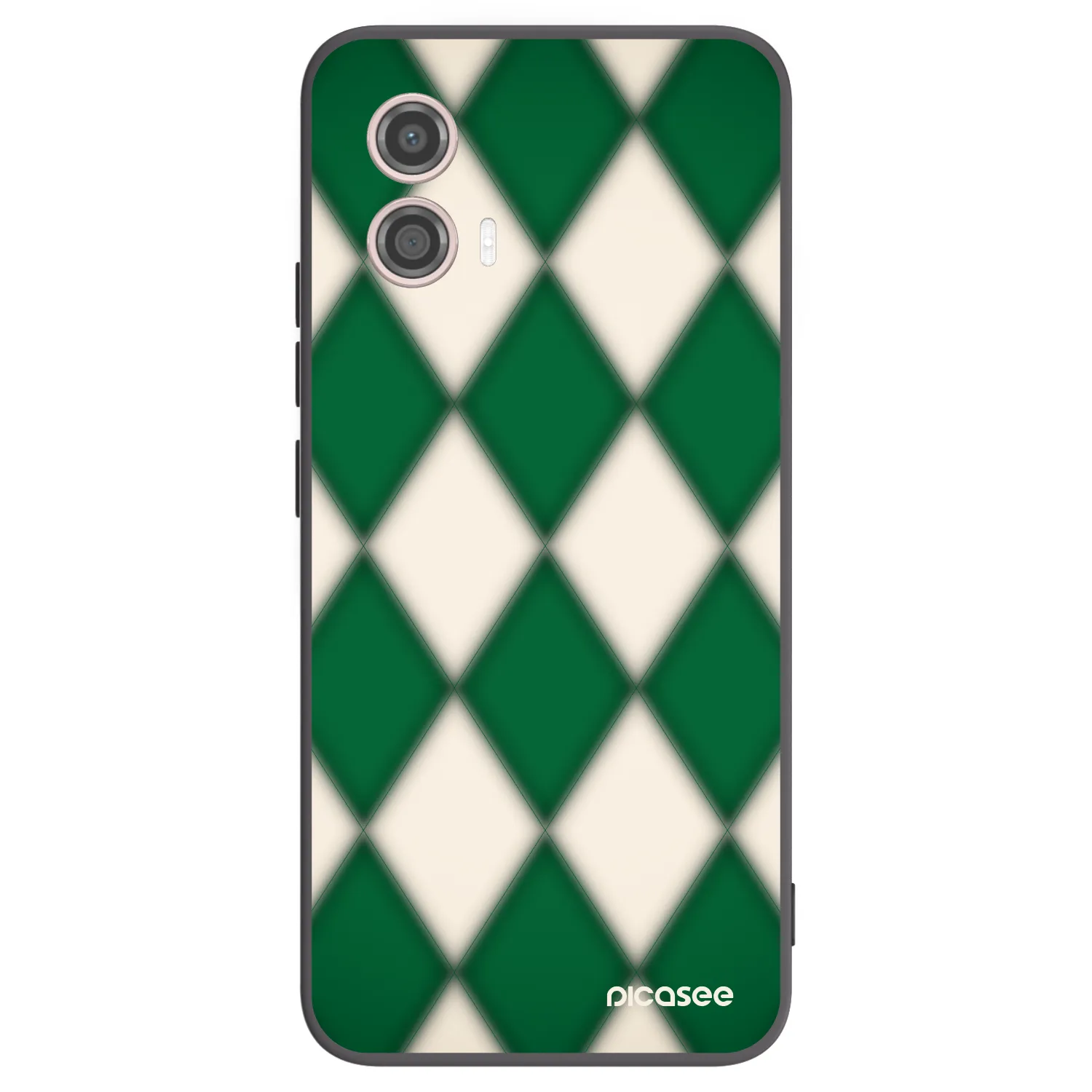 Picasee Motorola Moto G53 5G Hülle - Schwarzes Silikon - Emerald Diamond