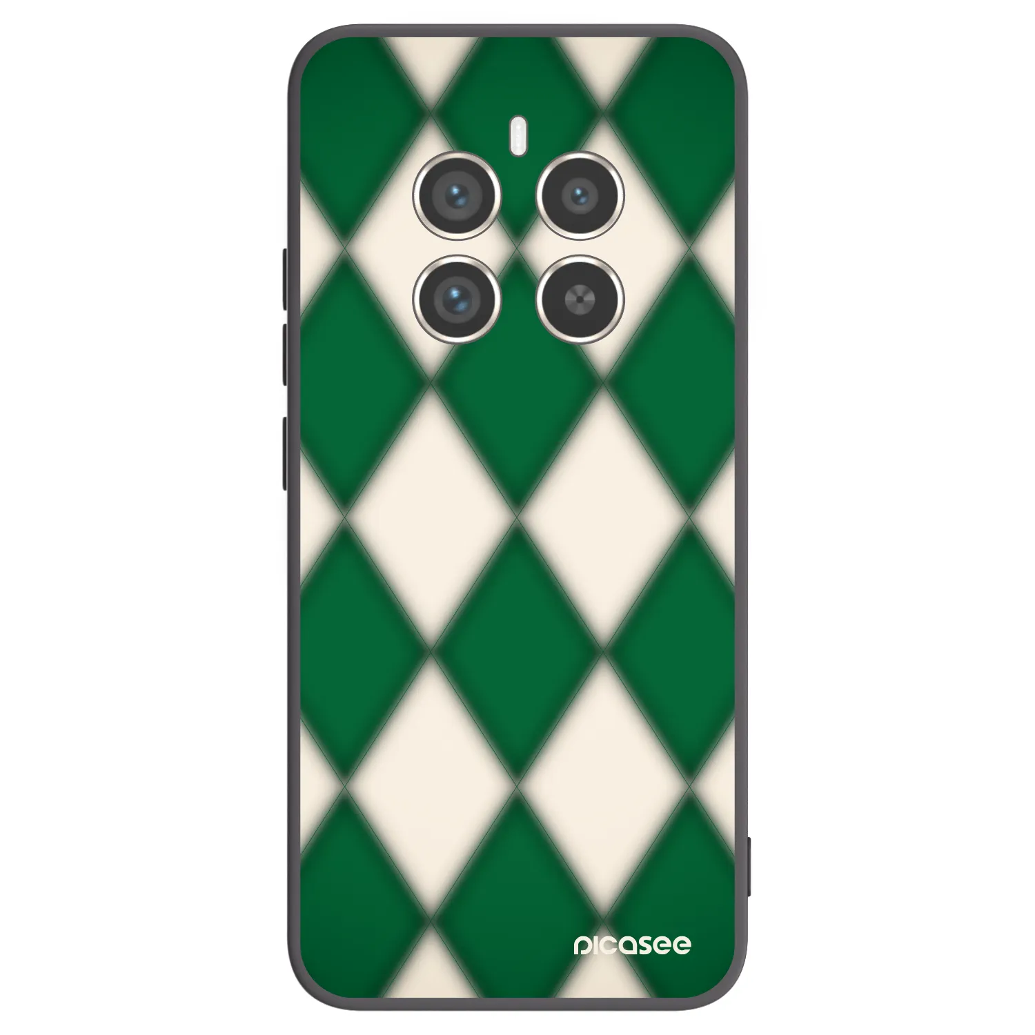 Picasee Realme 12 Pro 5G Hülle - Schwarzes Silikon - Emerald Diamond