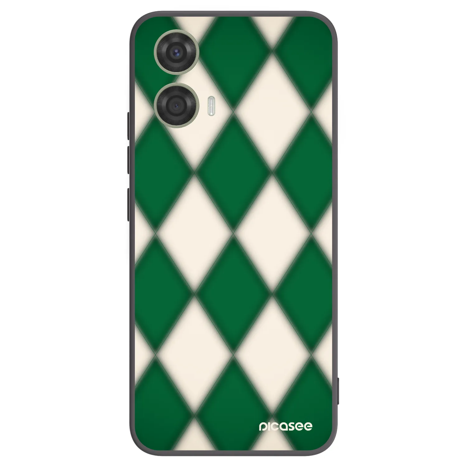 Picasee Motorola Moto G24 Hülle - Schwarzes Silikon - Emerald Diamond