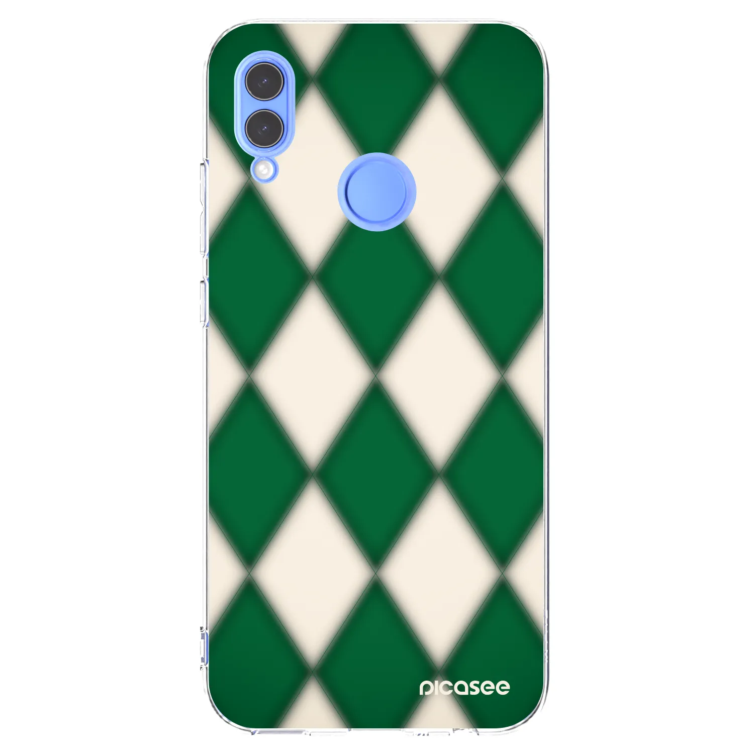 Picasee Huawei P Smart 2019 Hülle - Transparentes Silikon - Emerald Diamond