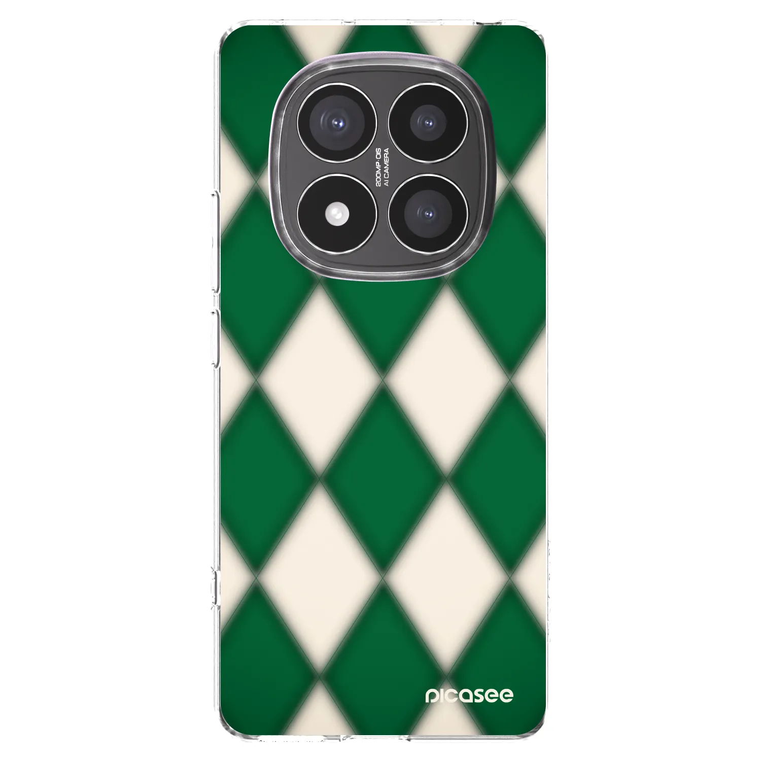 Picasee Xiaomi Redmi Note 14 Pro+ 5G Hülle - Transparentes Silikon - Emerald Diamond