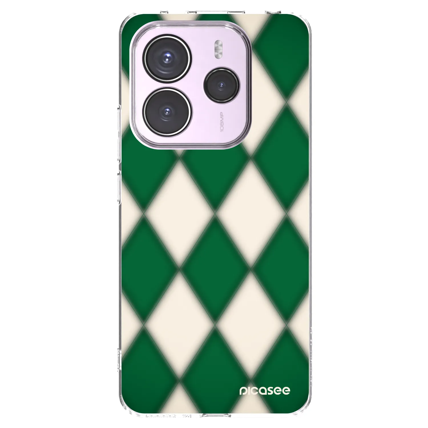 Picasee Xiaomi Redmi Note 14 5G Hülle - Transparentes Silikon - Emerald Diamond