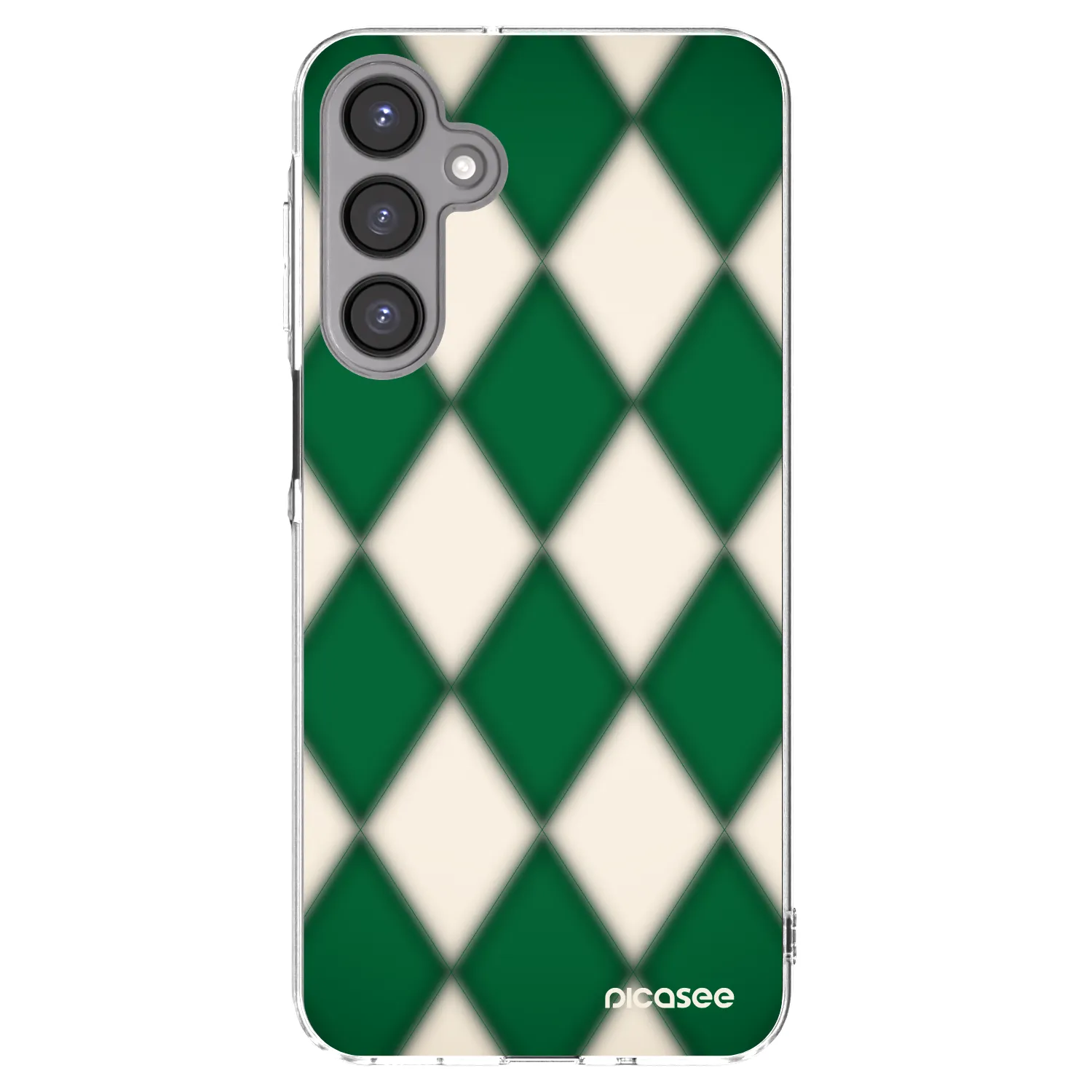 Picasee Samsung Galaxy A16 5G Hülle - Transparentes Silikon - Emerald Diamond