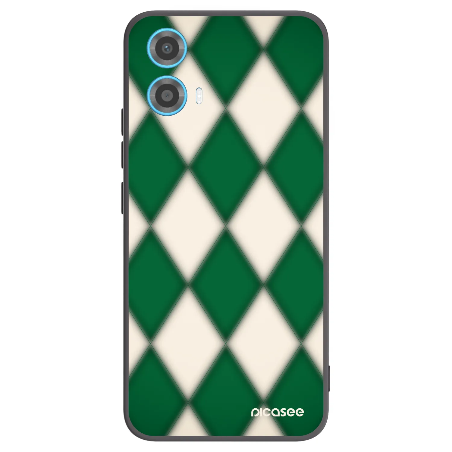 Picasee Motorola Moto G34 5G Hülle - Schwarzes Silikon - Emerald Diamond