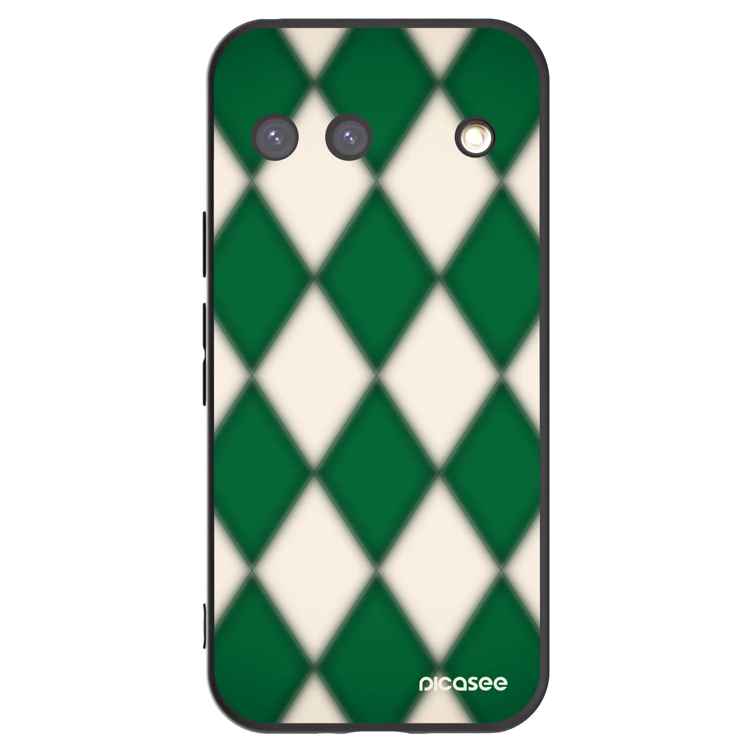 Picasee Google Pixel 9 Hülle - Schwarzes Silikon - Emerald Diamond
