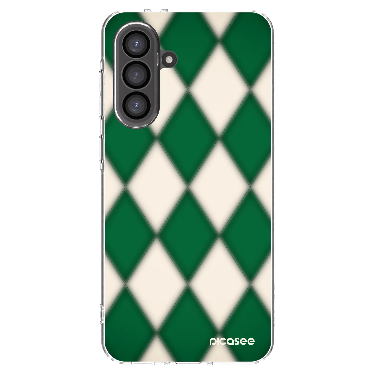 Picasee Samsung Galaxy A56 5G A566B Hülle - Transparentes Silikon - Emerald Diamond