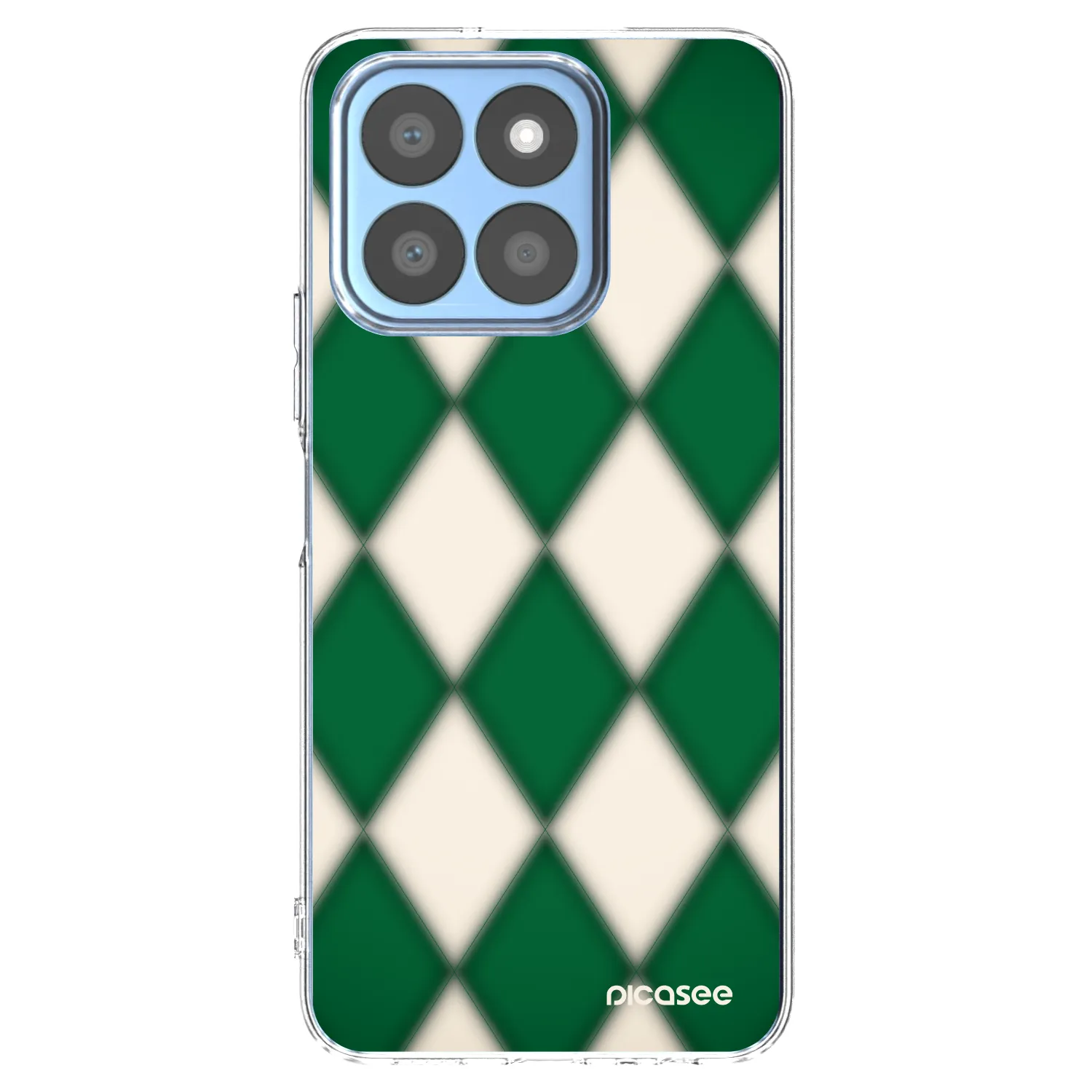 Picasee Honor X8c Hülle - Transparentes Silikon - Emerald Diamond