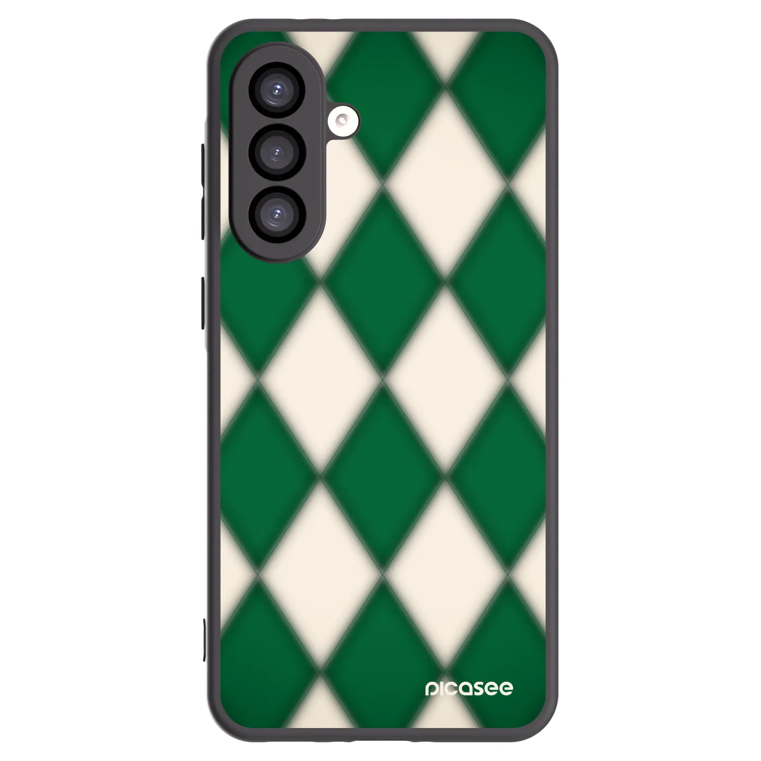 Picasee Samsung Galaxy A26 5G A266B Hülle - Schwarzes Silikon - Emerald Diamond