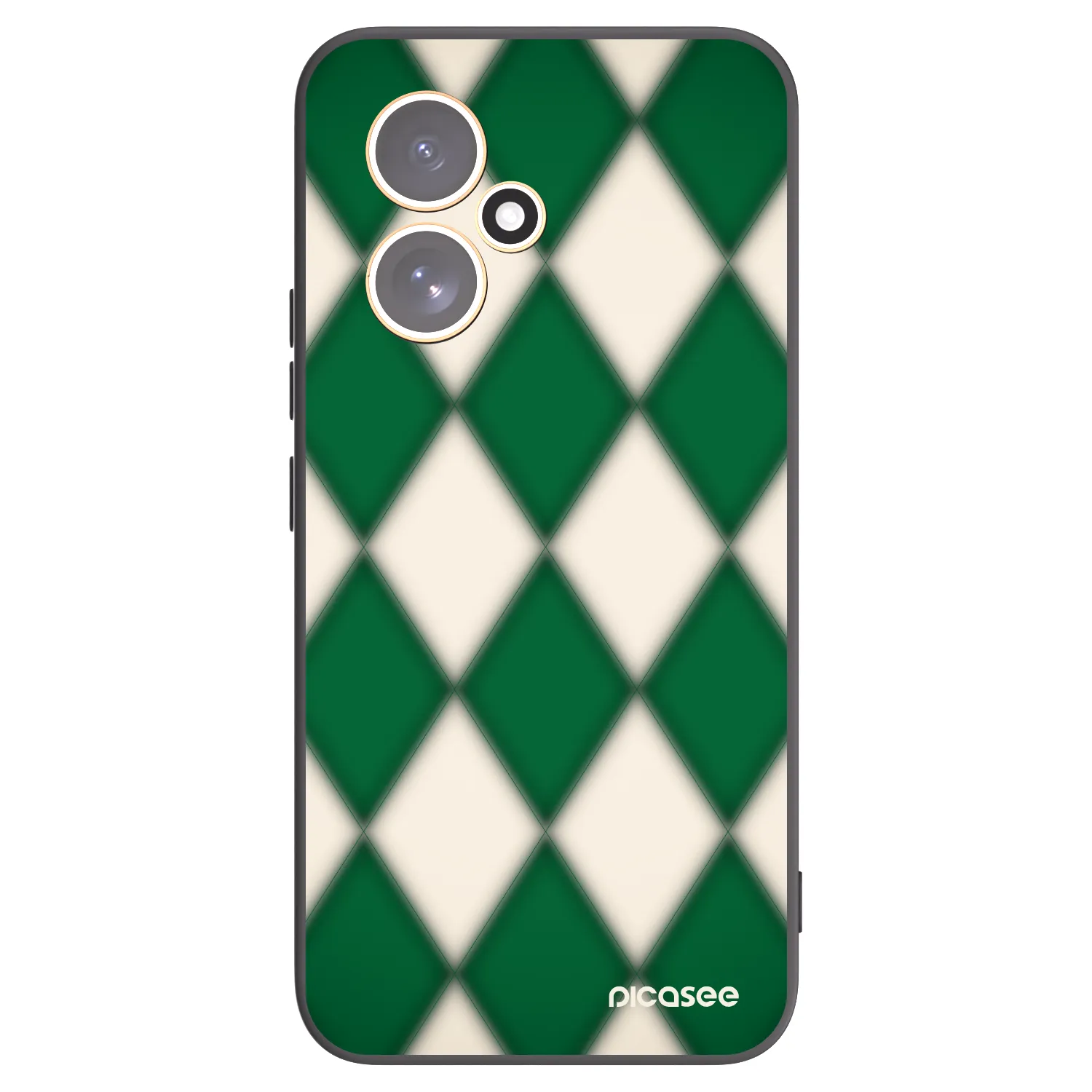 Picasee Honor 400 5G Hülle - Schwarzes Silikon - Emerald Diamond