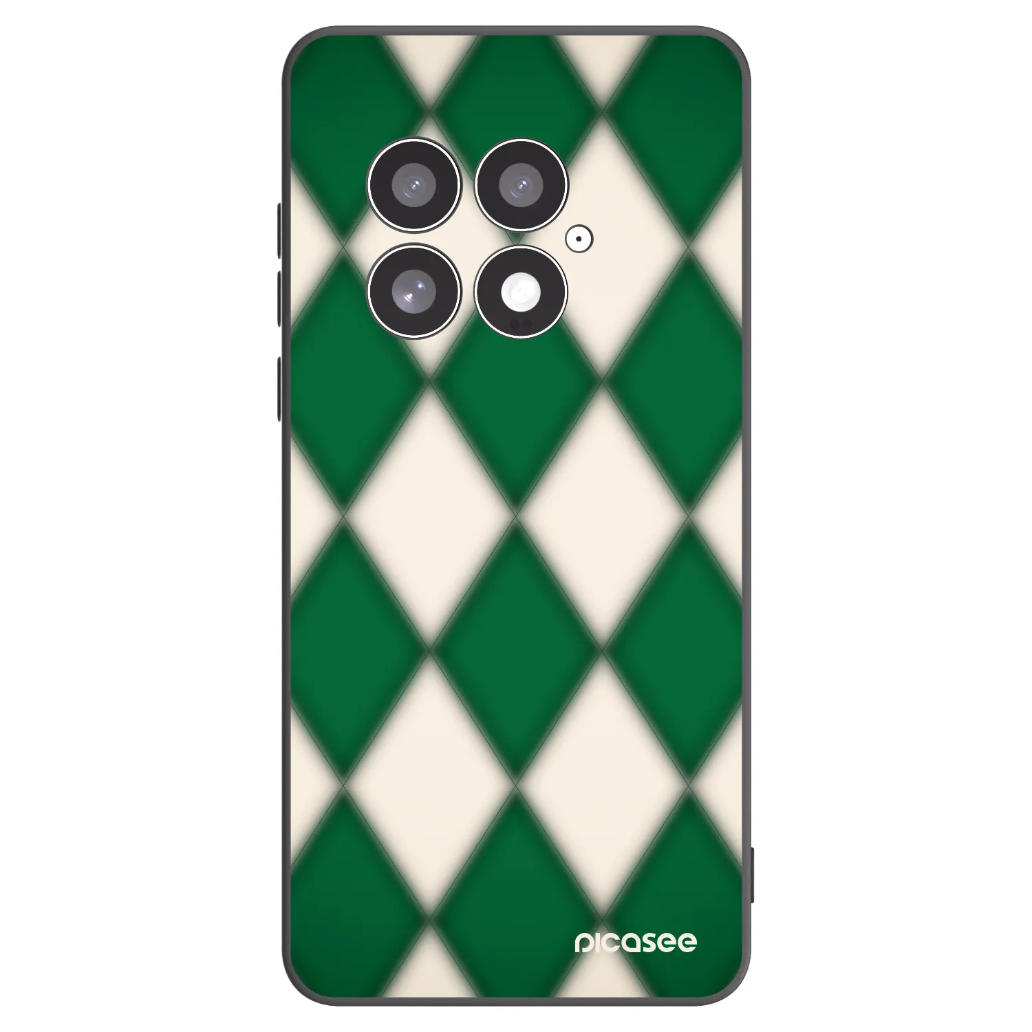 Picasee OnePlus 13 5G Hülle - Schwarzes Silikon - Emerald Diamond