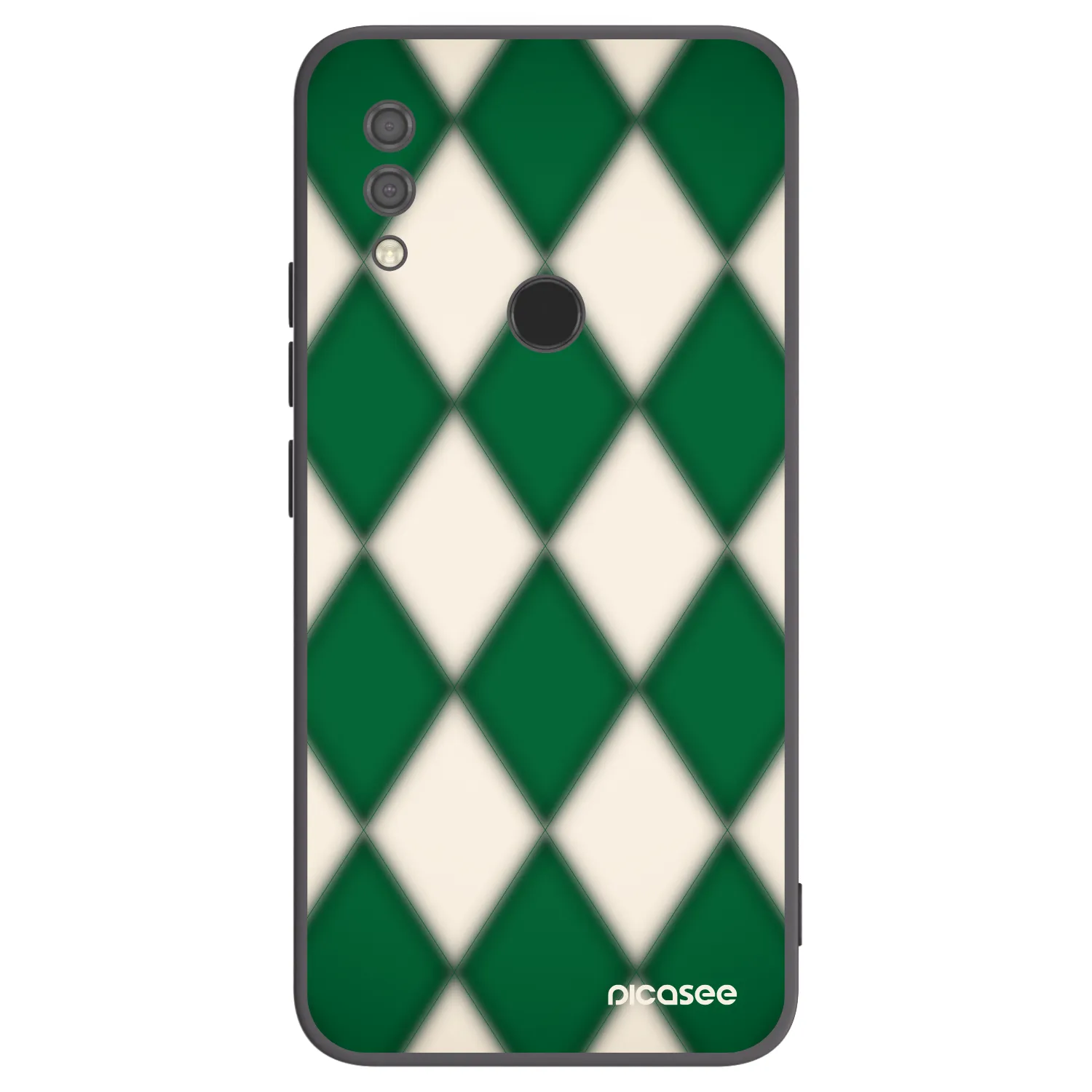 Picasee Xiaomi Redmi 7 Hülle - Schwarzes Silikon - Emerald Diamond