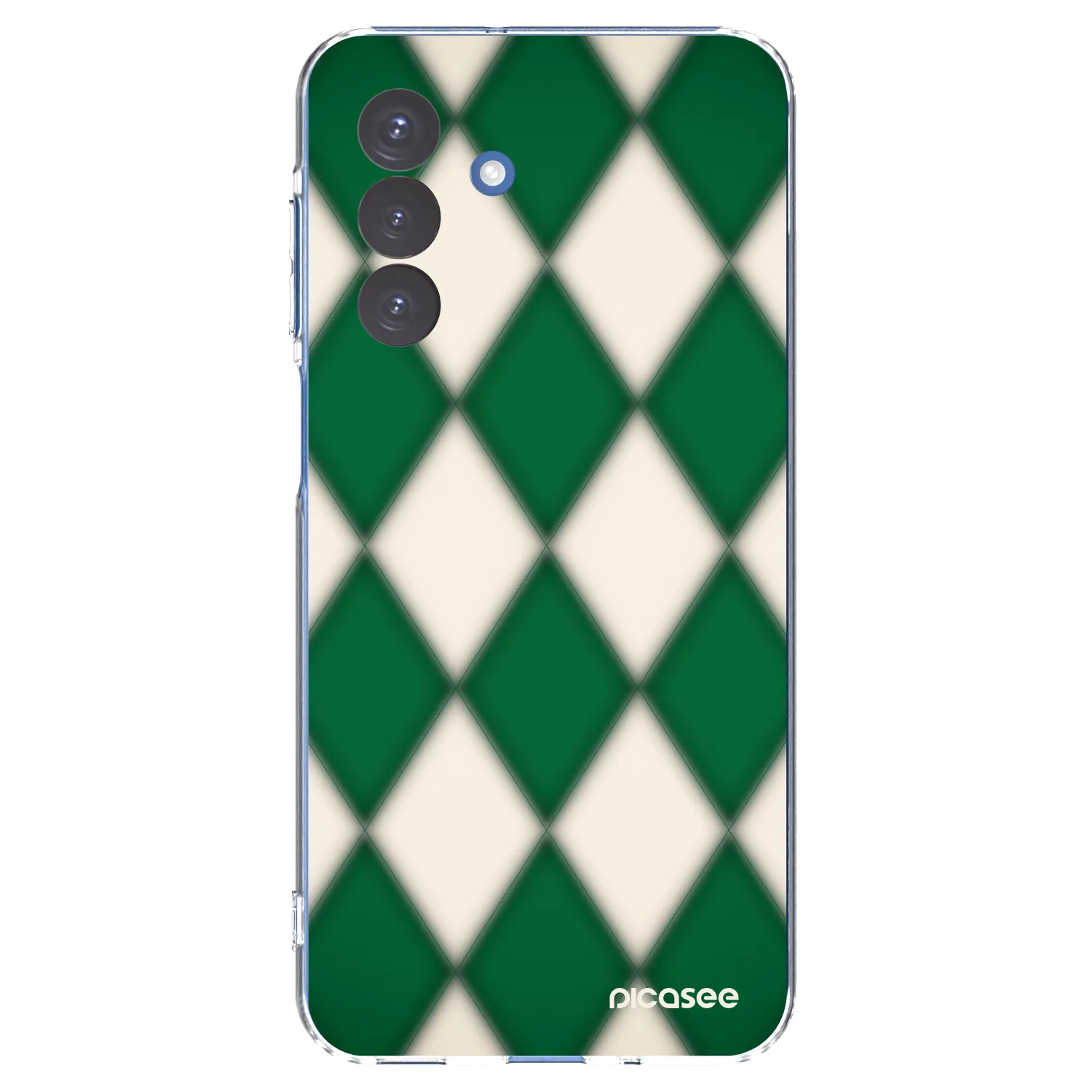 Picasee Samsung Galaxy A17 5G Hülle - Transparentes Silikon - Emerald Diamond